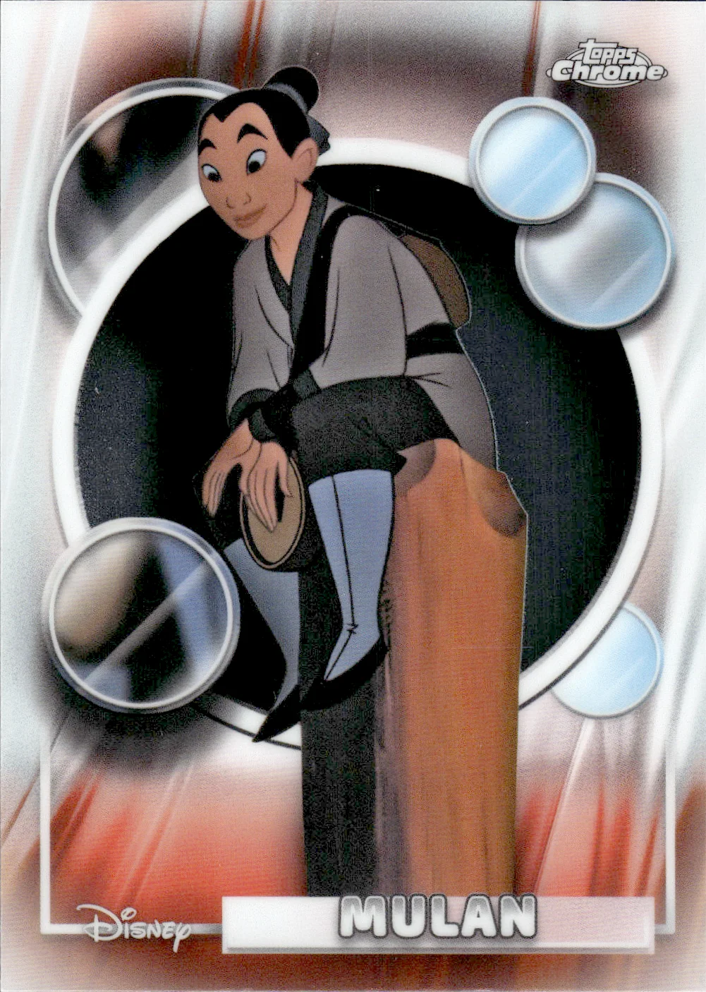 Mulan #129 2026 Topps Chrome Disney trading card - Front