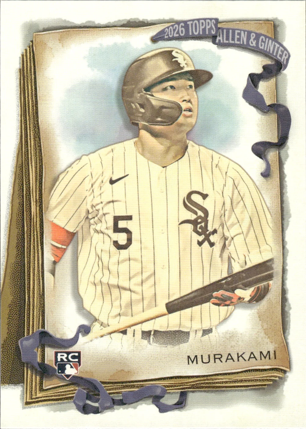 Munetaka Murakami #5 Rookie Card 2026 Topps Allen & Ginter trading rookie card - Front
