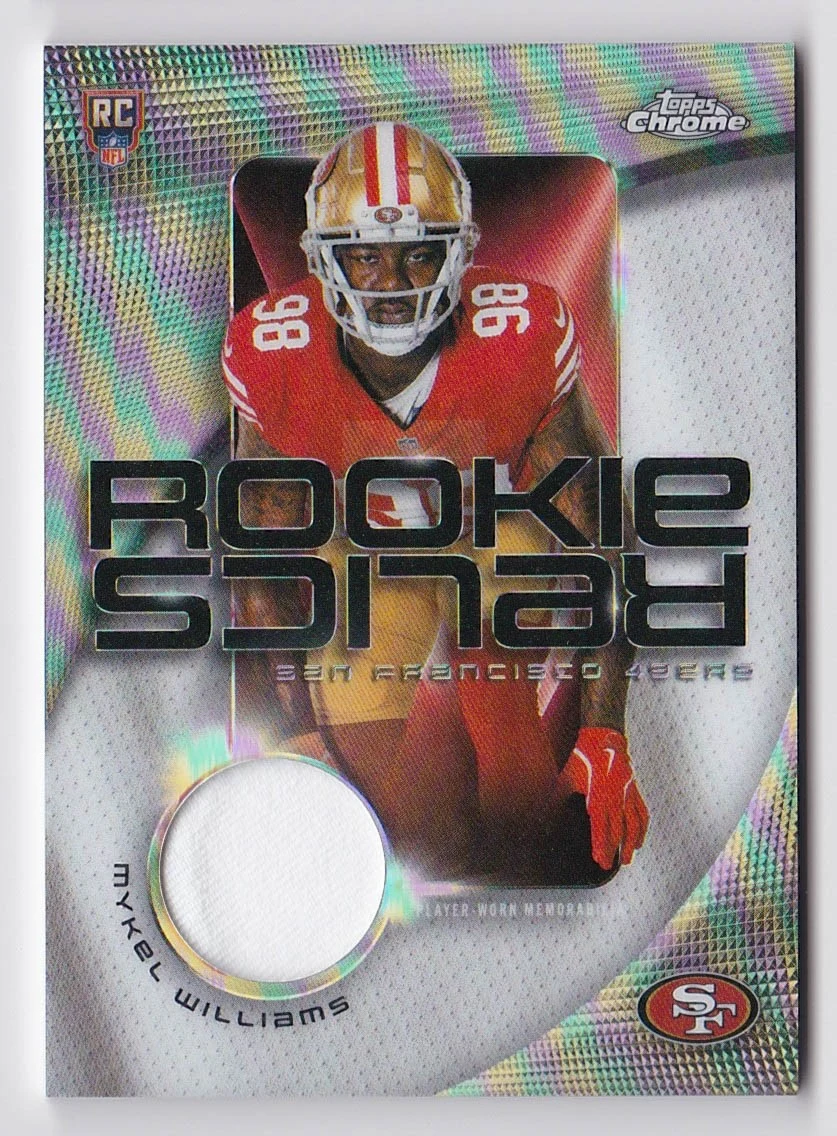 Mykel Williams 2025 Topps Chrome Football card