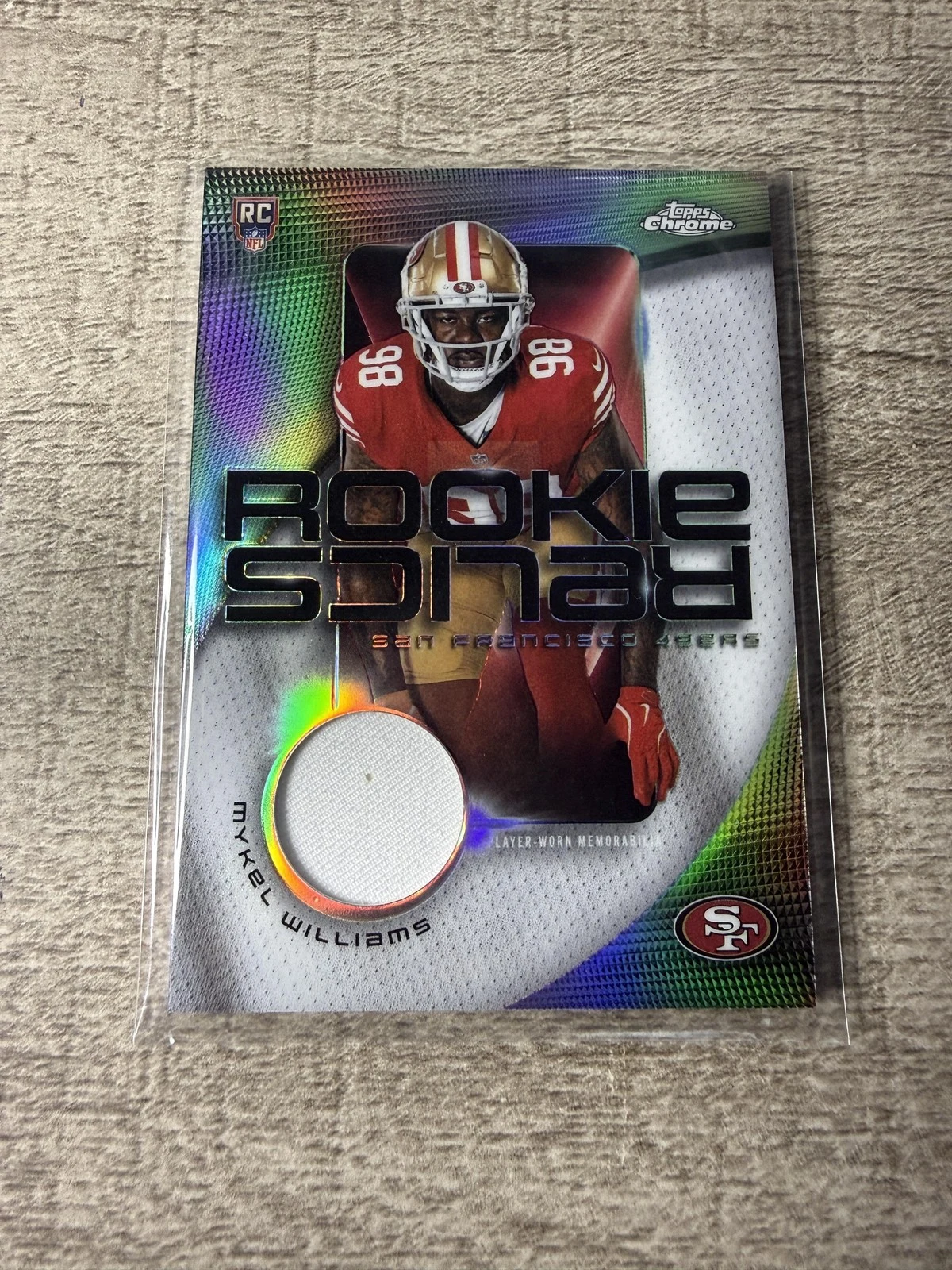 Mykel Williams 2025 Topps Chrome Football card