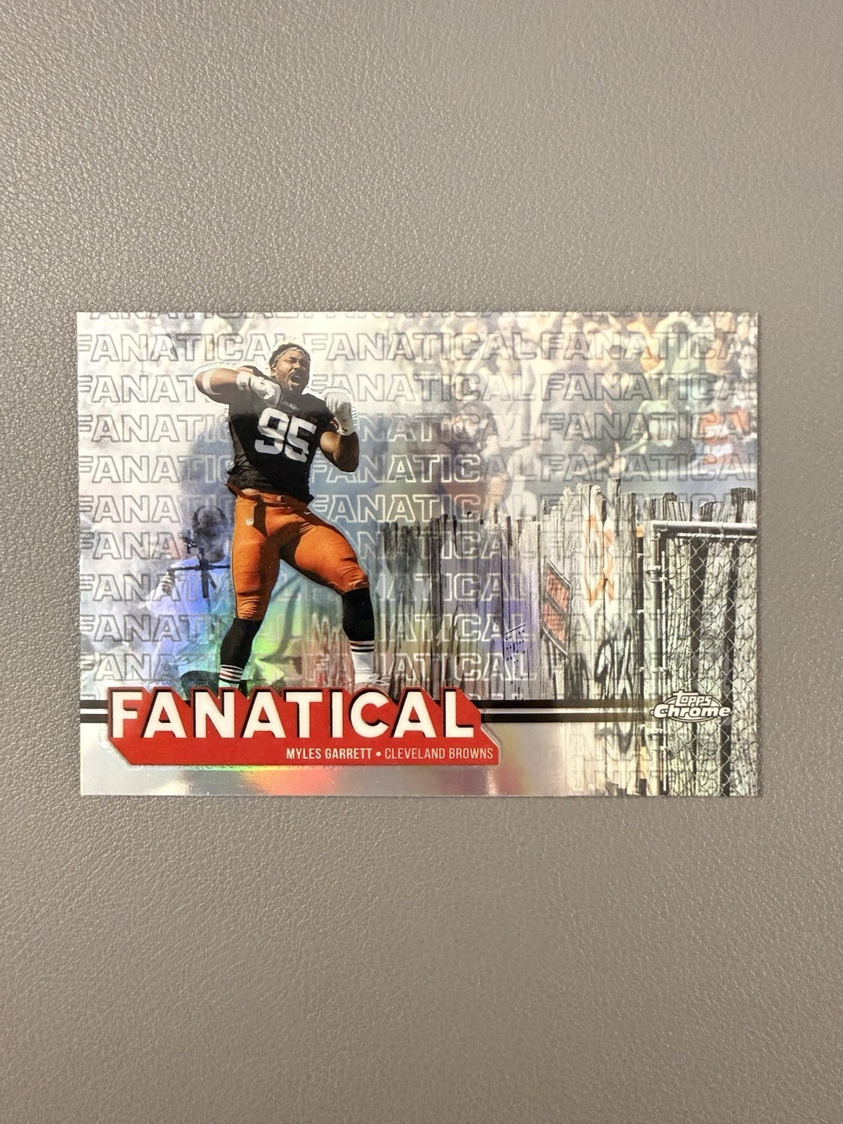 Myles Garrett 2025 Topps Chrome Football card