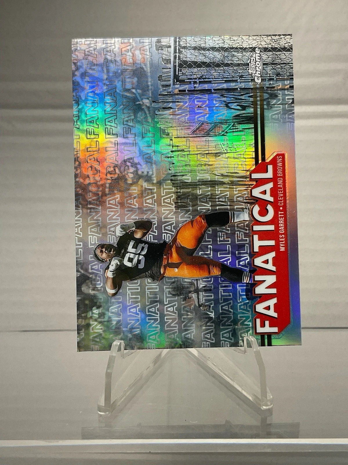 Myles Garrett 2025 Topps Chrome Football card