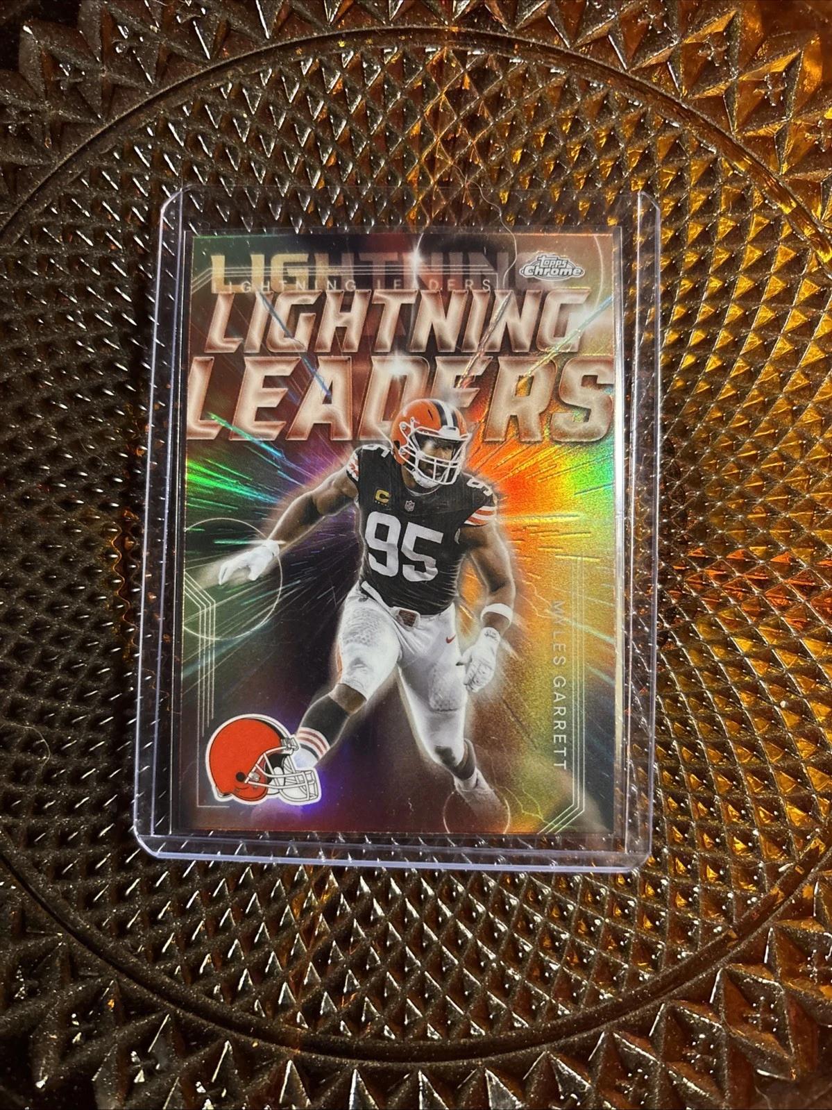 Myles Garrett 2025 Topps Chrome Football card