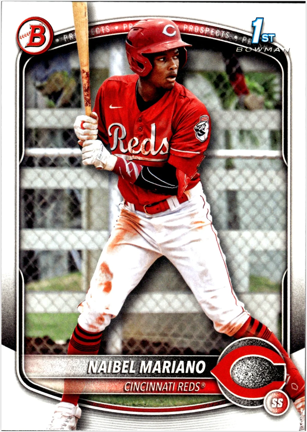 Naibel Mariano 2025 Bowman #BP-99 Prospects baseball card - Front