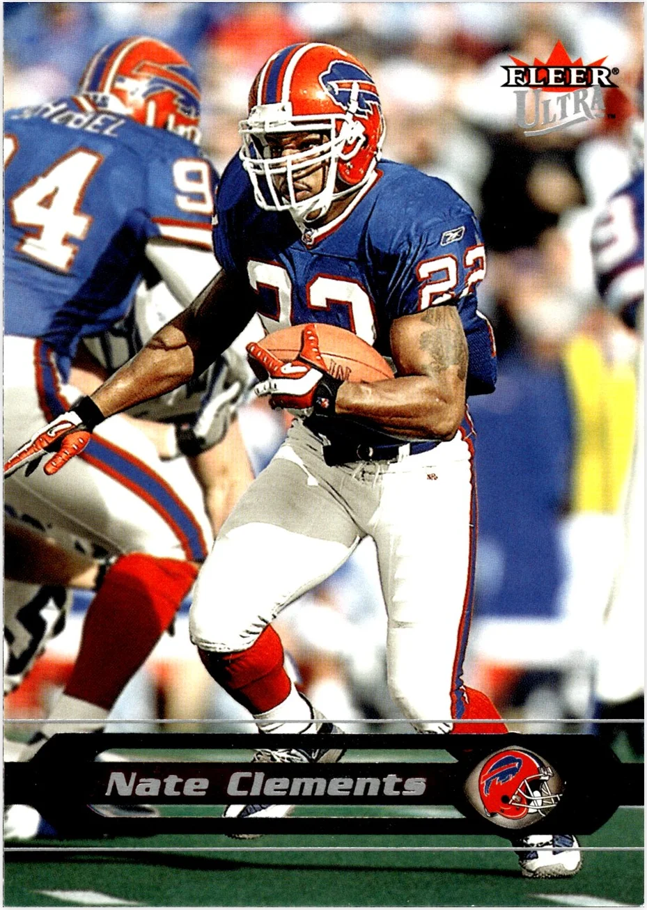 Nate Clements 2002 Ultra #26 football card - Front