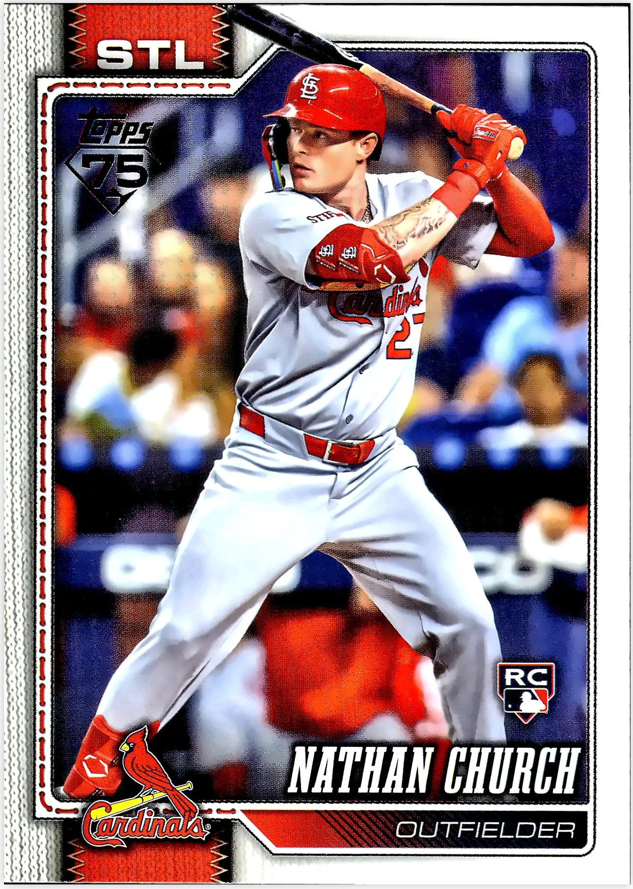 Nathan Church 2026 Topps #24 baseball rookie card - Front