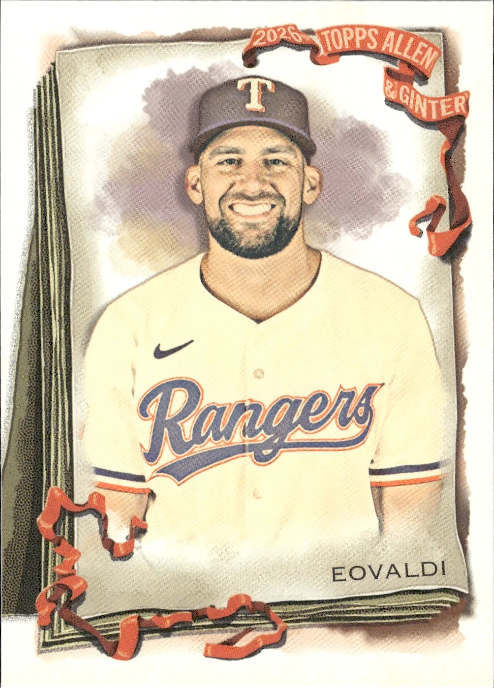 Nathan Eovaldi #235 2026 Topps Allen & Ginter trading card - Front