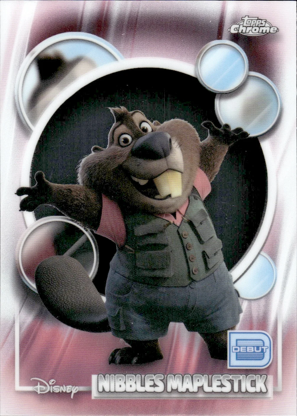 Nibbles Maplestick #70 2026 Topps Chrome Disney trading card - Front