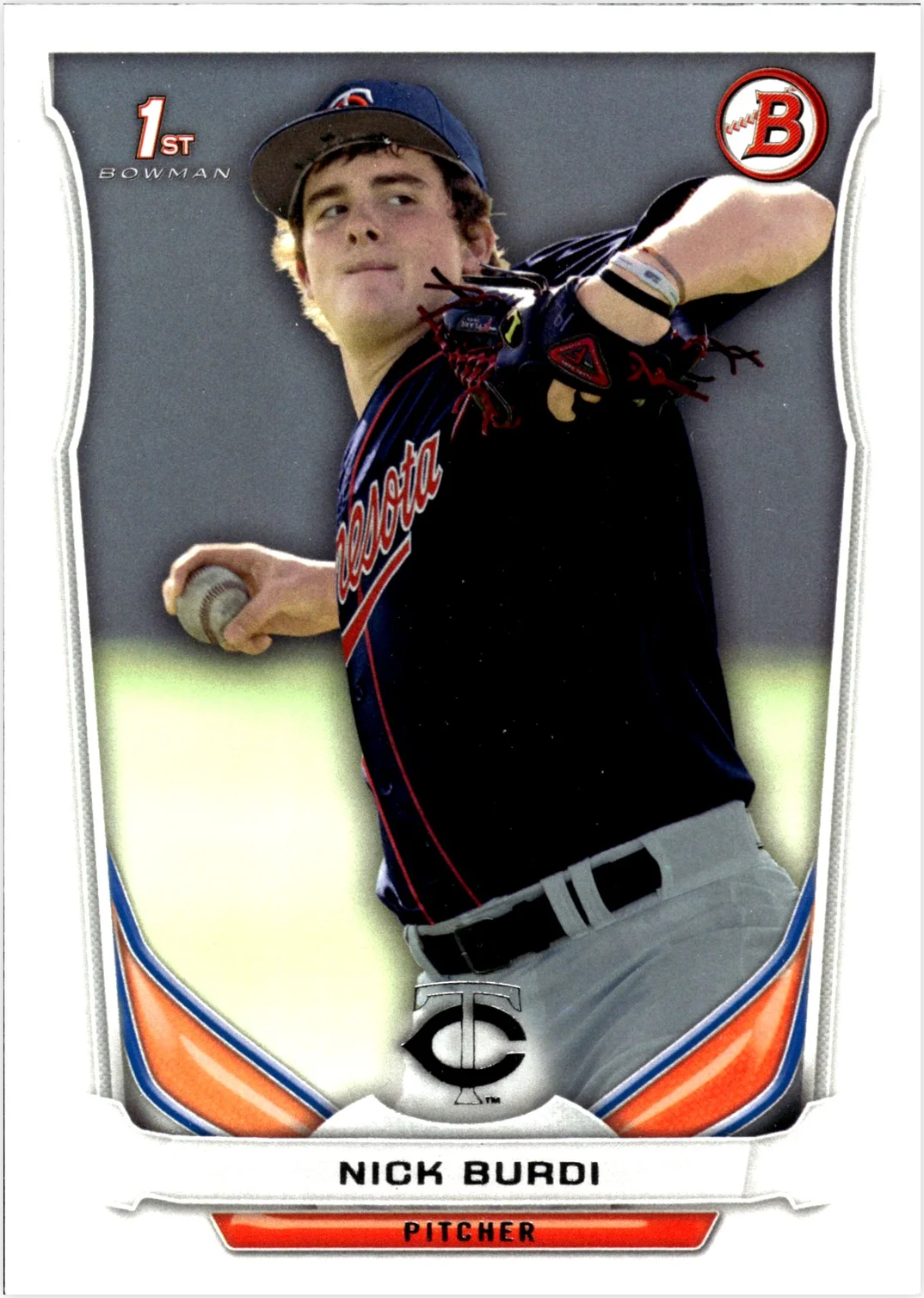 Nick Burdi 2014 Bowman Draft #DP44 baseball card - Front