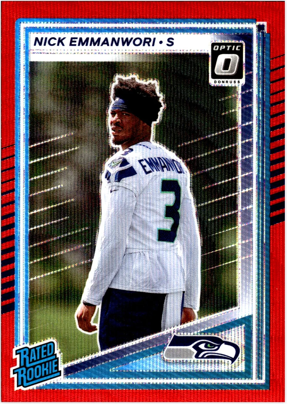 Nick Emmanwori 2025 Donruss #348 Press Proofs Red football rookie card - Front