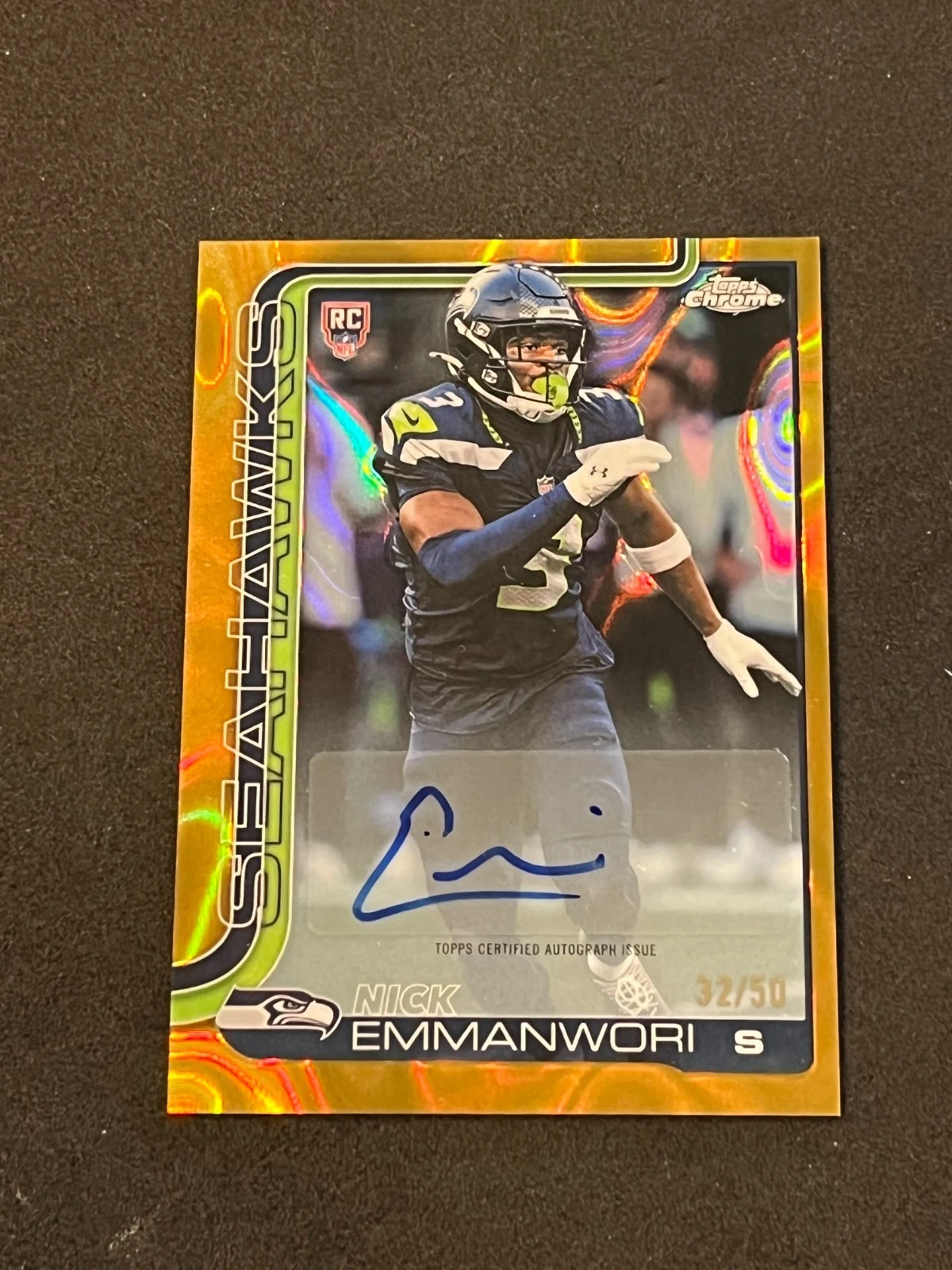 Nick Emmanwori 2025 Topps Chrome Football card