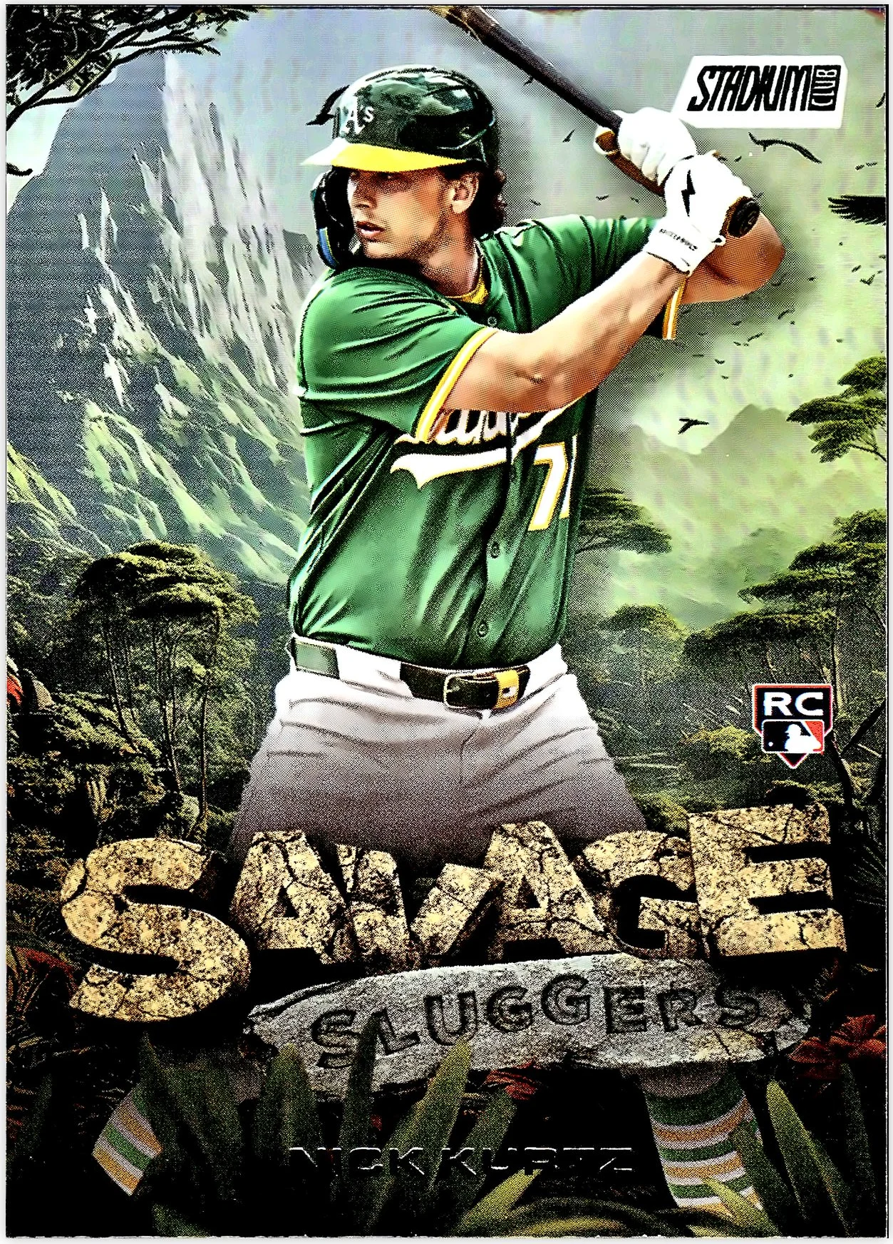 Nick Kurtz 2025 Stadium Club #SS-21 Savage Sluggers baseball rookie card - Front