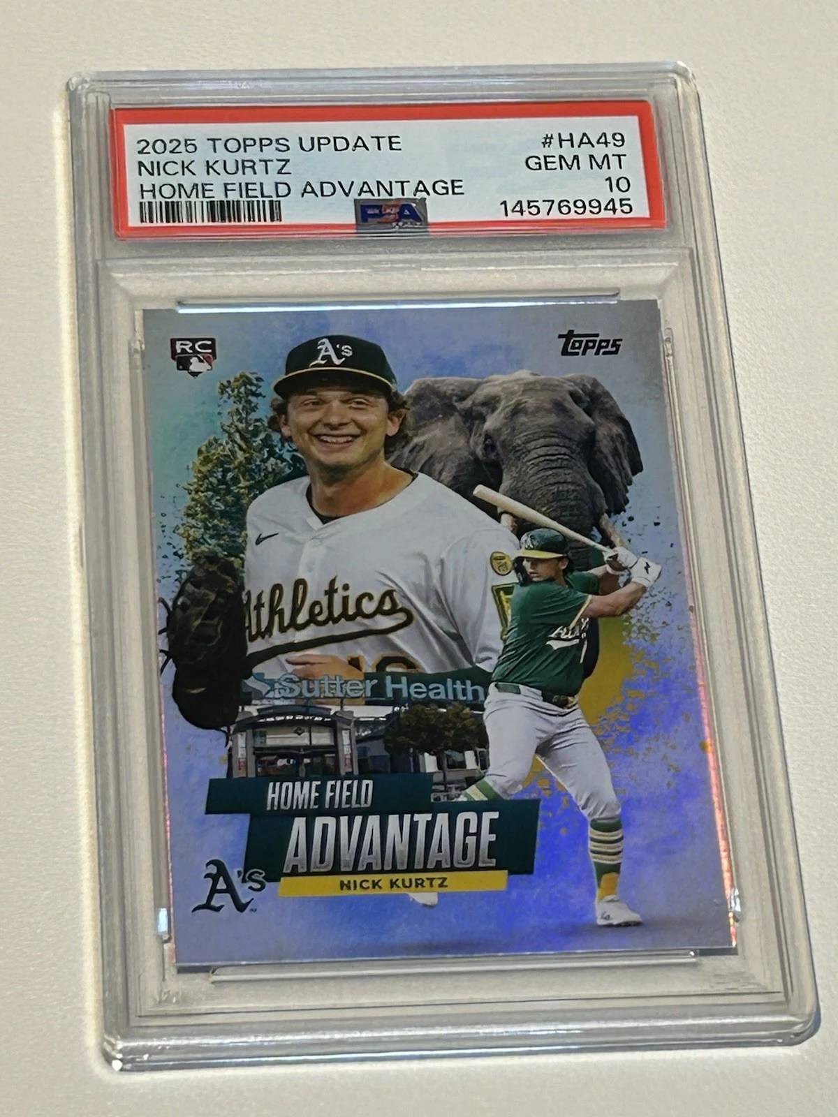 Nick Kurtz #HA-49 2025 Topps Update Series Baseball Home Field Advantage front