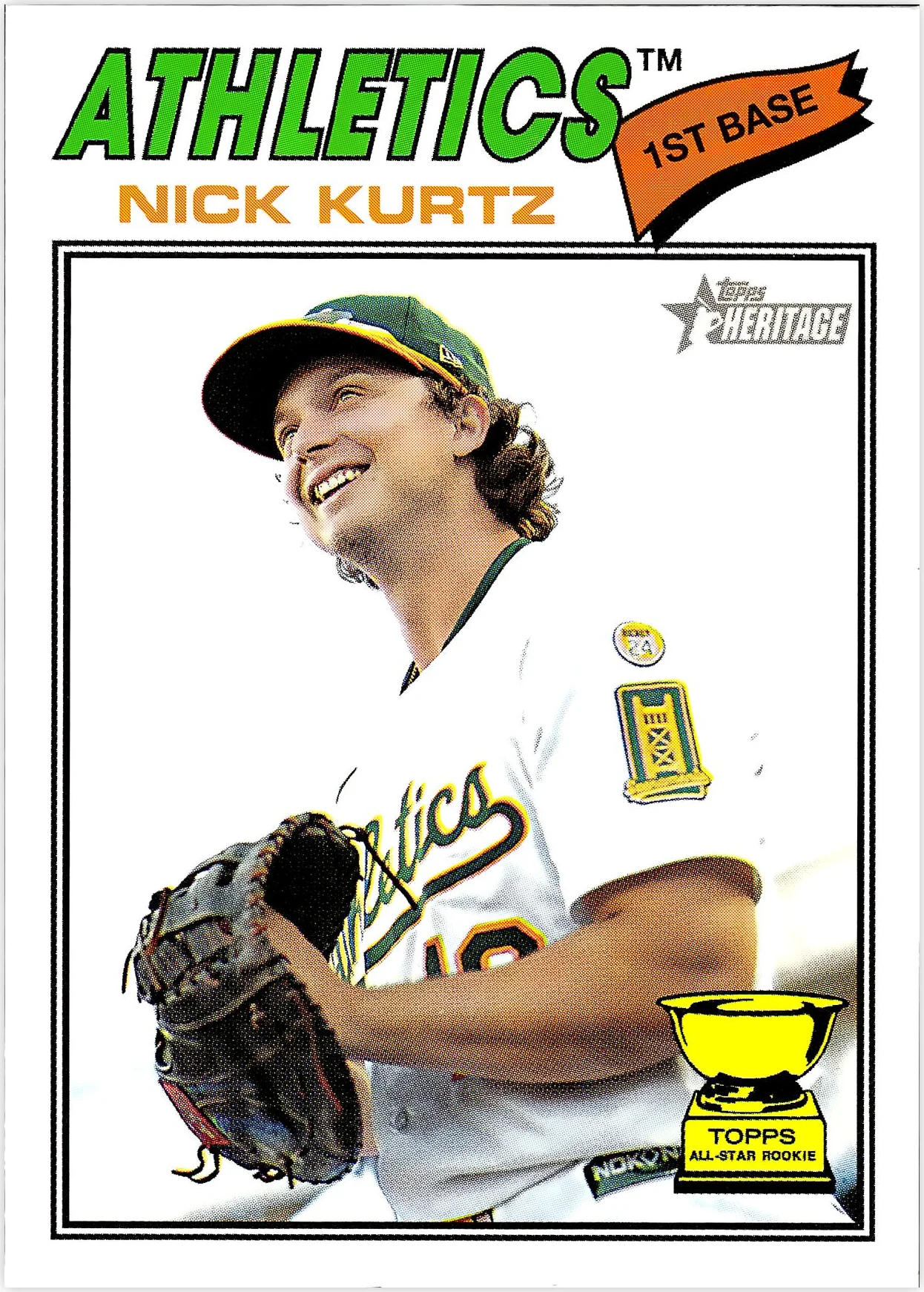 Nick Kurtz 2026 Topps Heritage #275 baseball card - Front