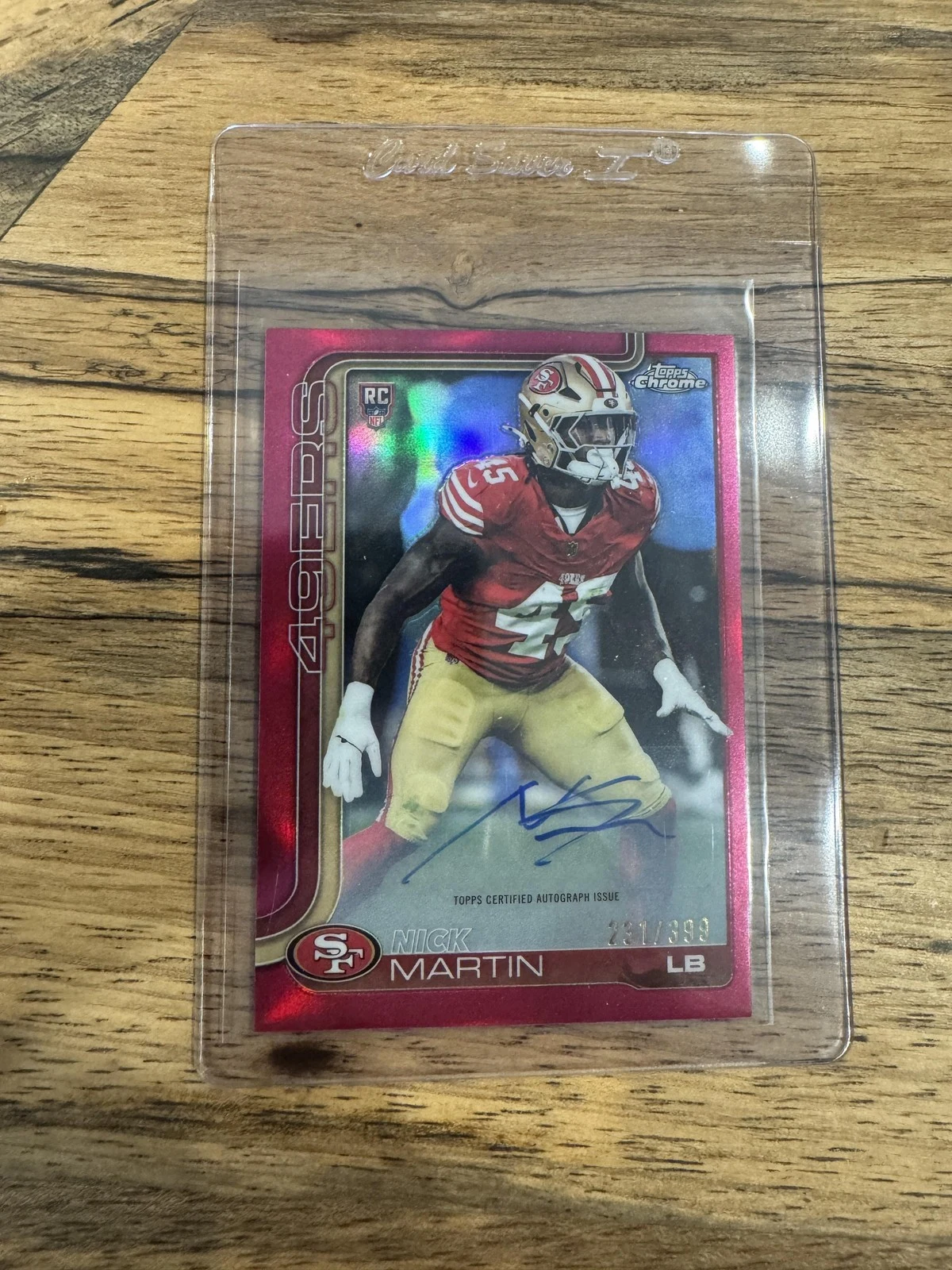 Nick Martin 2025 Topps Chrome Football card