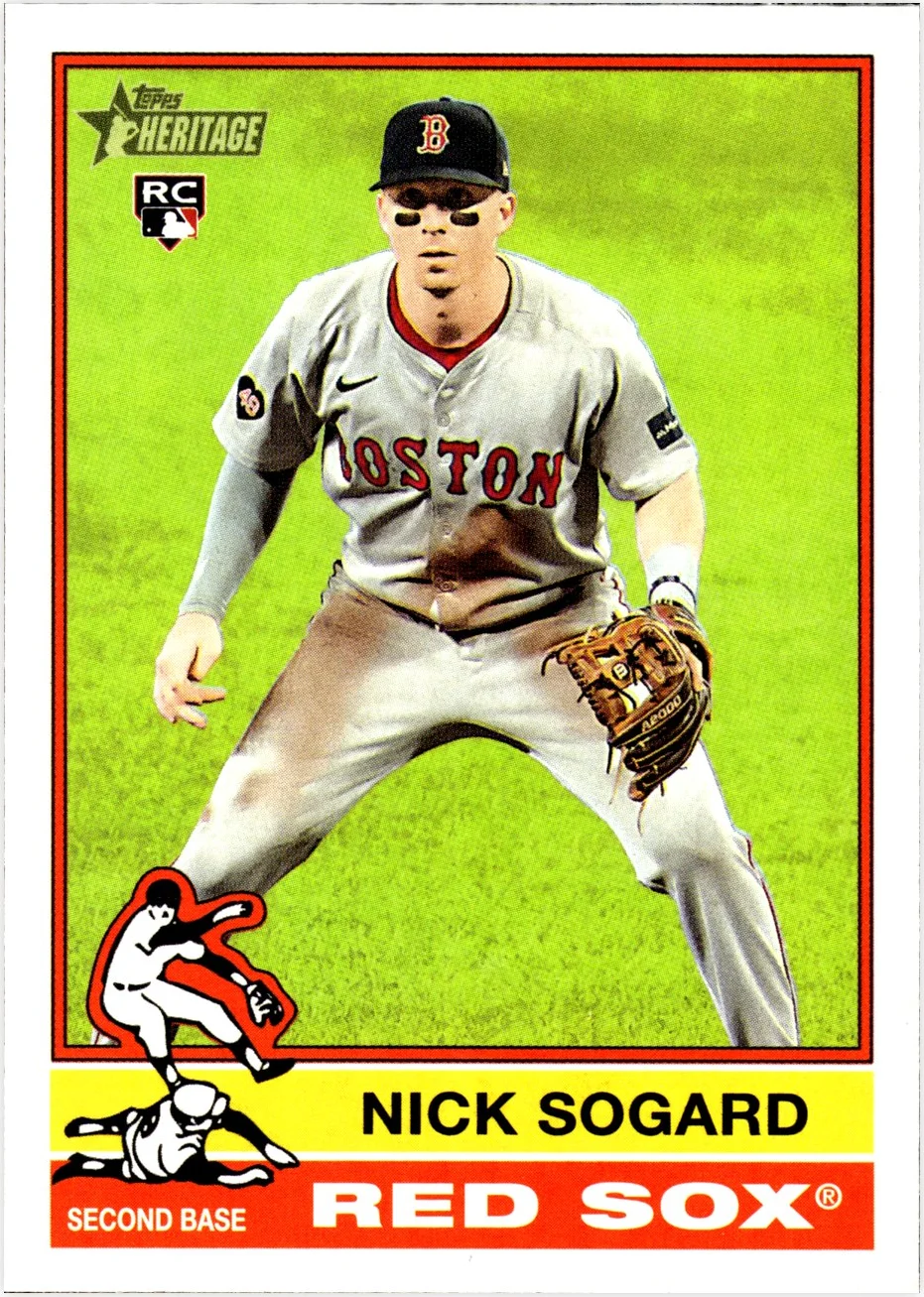Nick Sogard 2025 Topps Heritage #133 baseball rookie card - Front