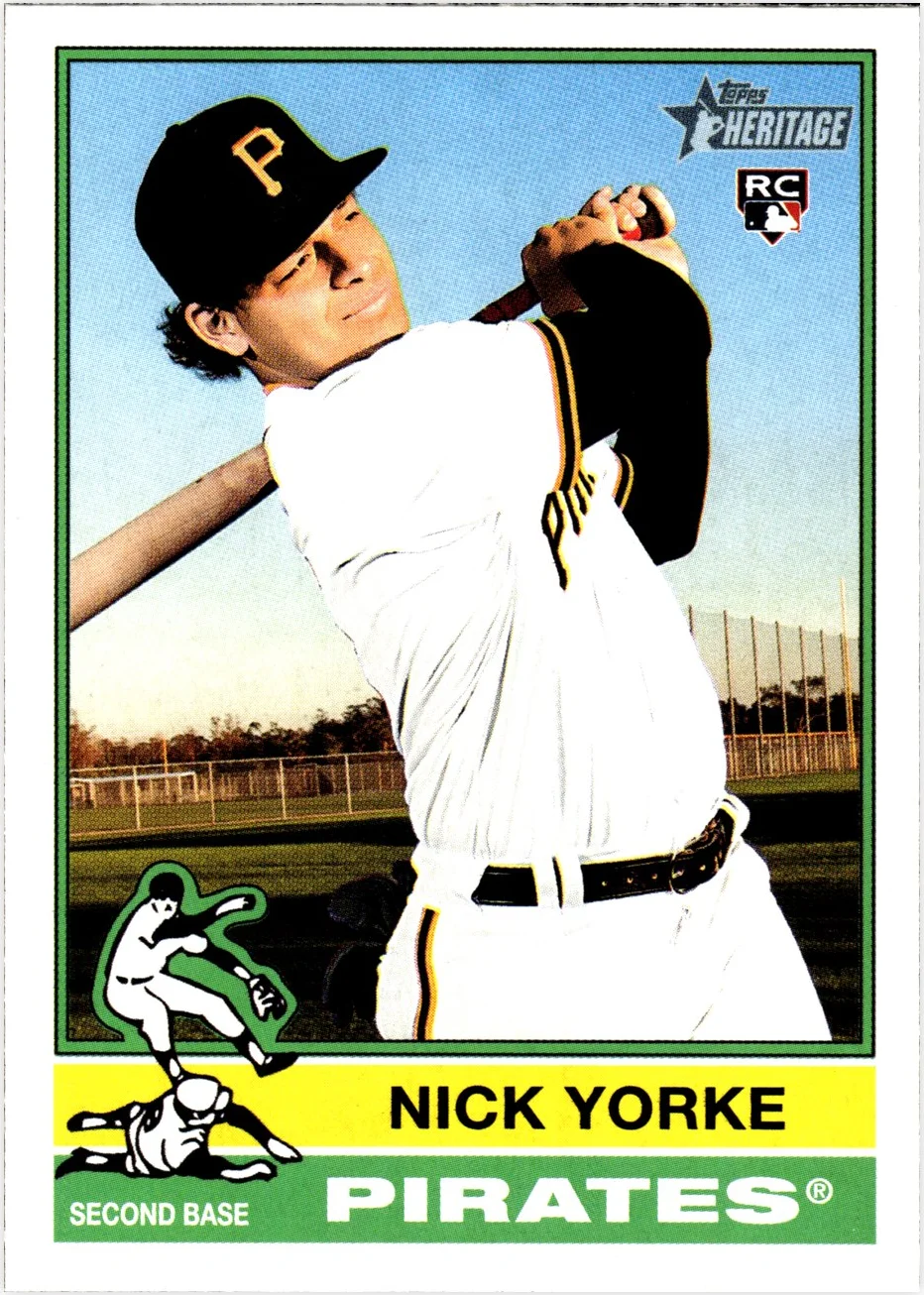 Nick Yorke 2025 Topps Heritage #80 baseball rookie card - Front