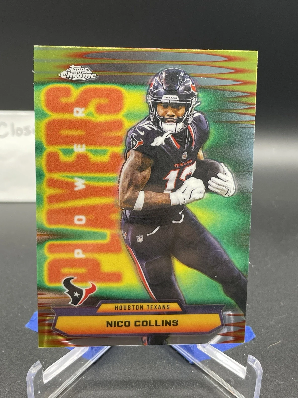 Nico Collins 2025 Topps Chrome Football card