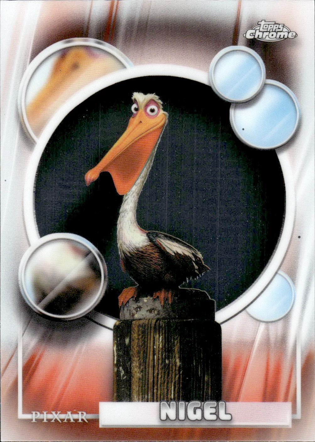 Nigel #92 2026 Topps Chrome Pixar trading card - Front