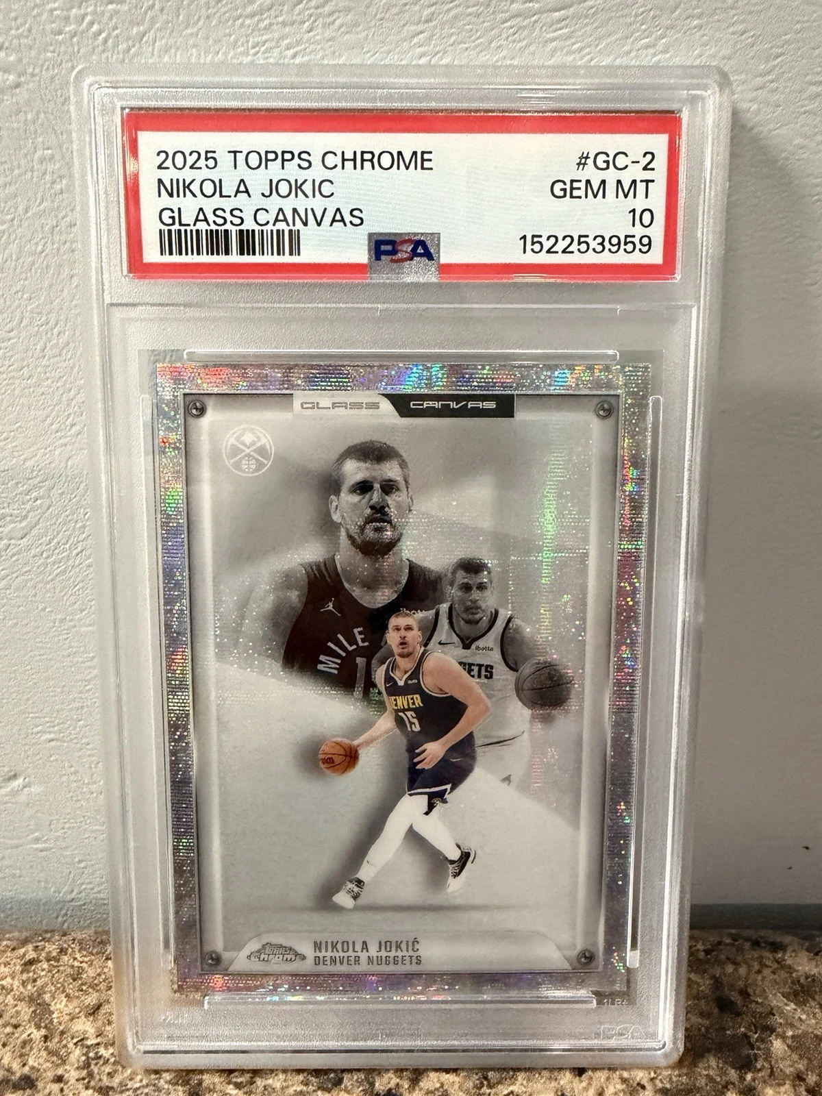 Nikola Jokić 2025 Topps Chrome Basketball card
