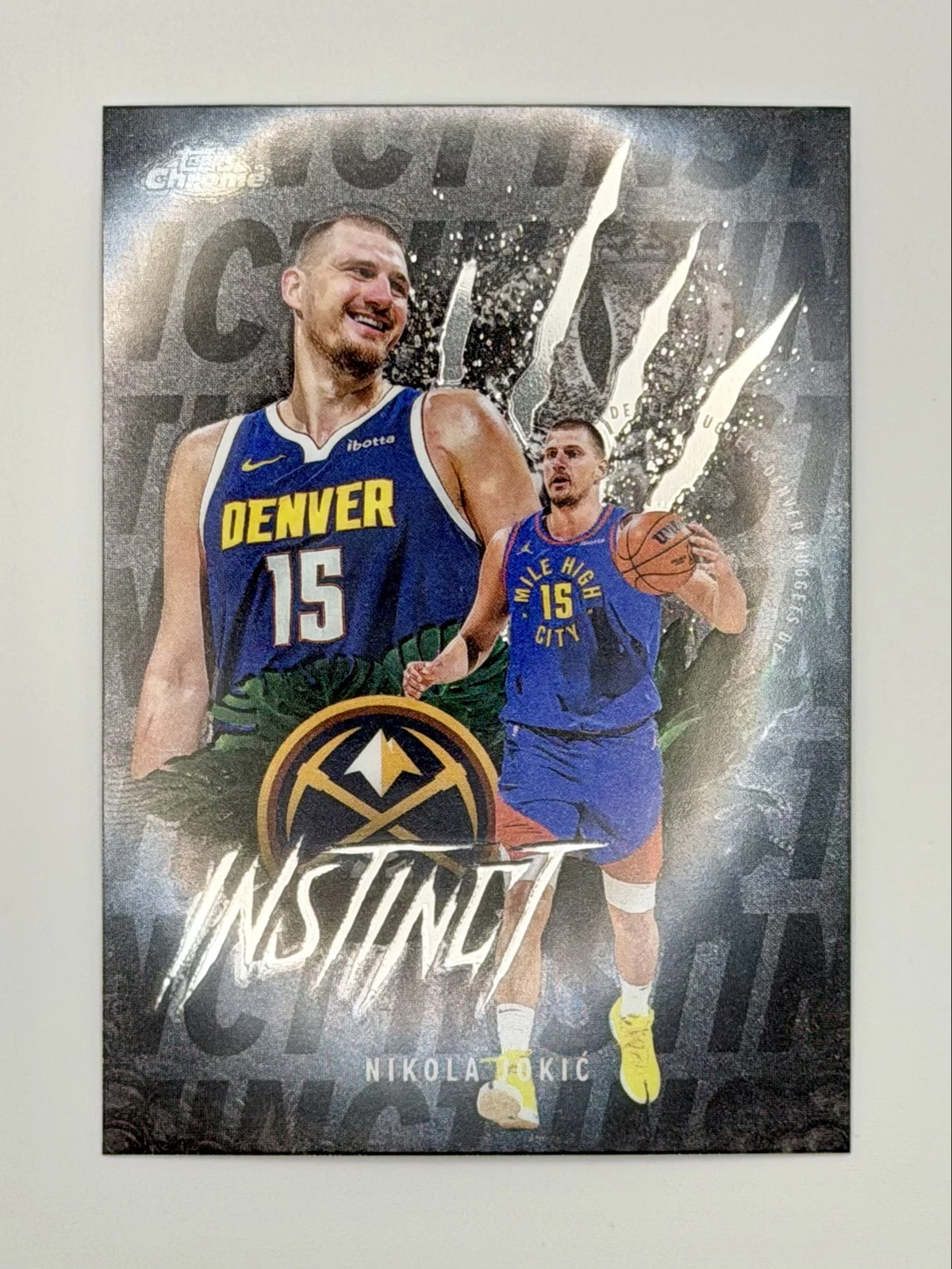 Nikola Jokić 2025 Topps Chrome Basketball card