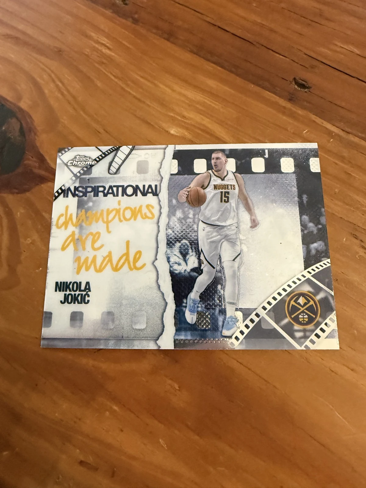 Nikola Jokić 2025-26 Topps Chrome card