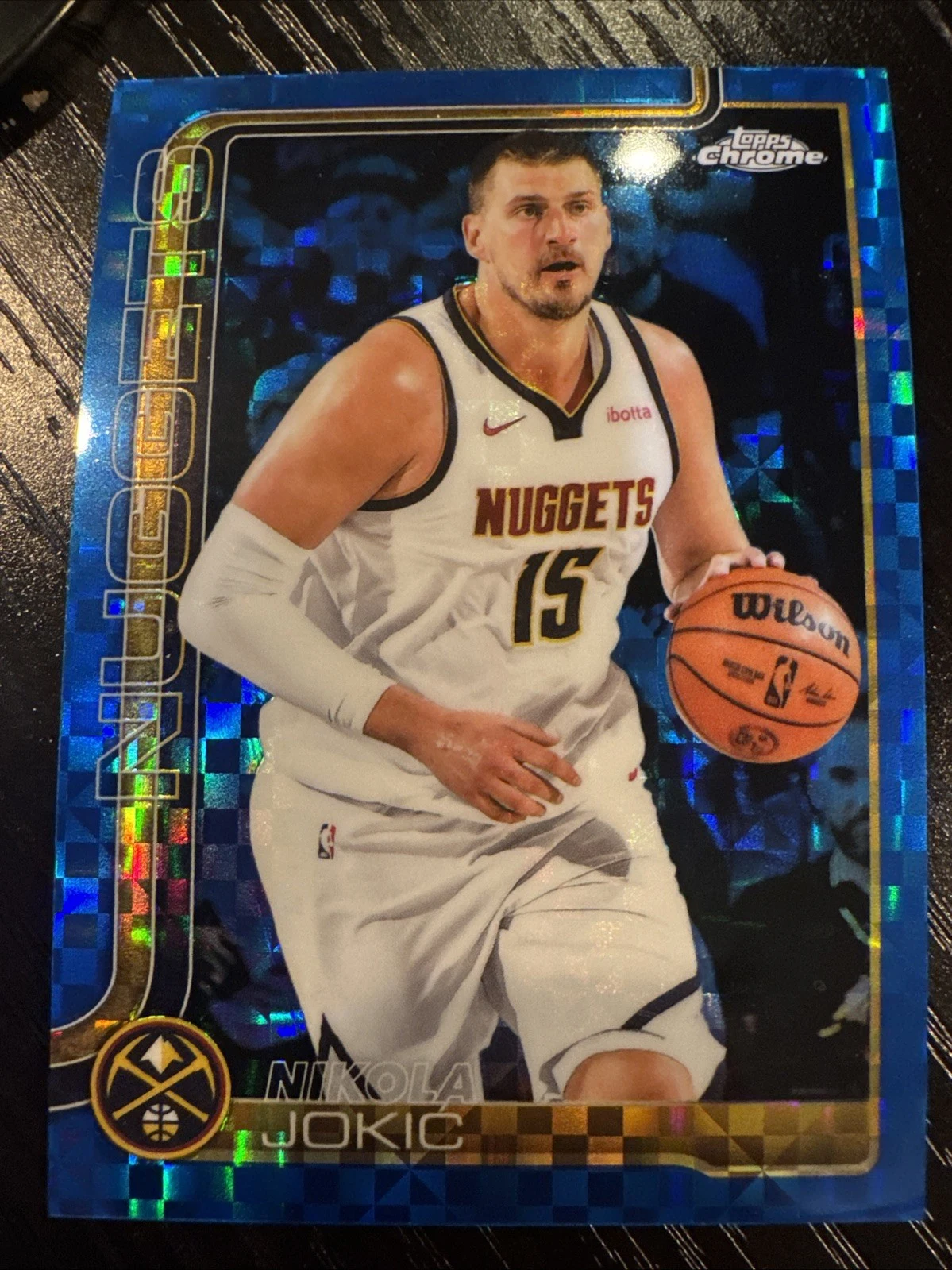 Nikola Jokić 2025-26 Topps Chrome card