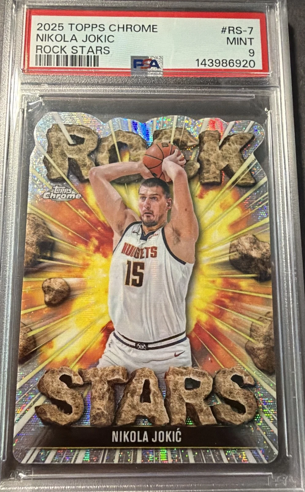 Nikola Jokić 2025 Topps Chrome Basketball card