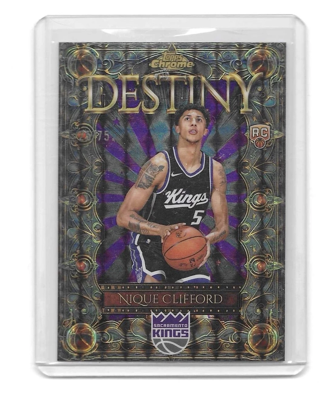 Nique Clifford 2025 Topps Chrome Basketball card