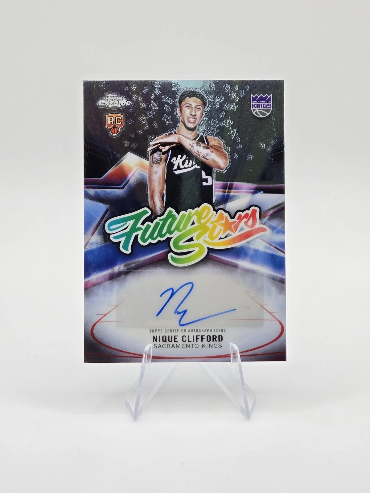 Nique Clifford 2025 Topps Chrome Basketball card