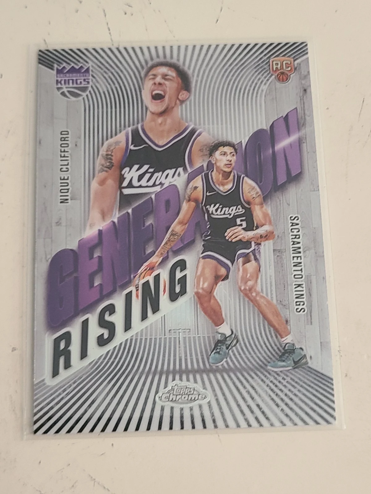 Nique Clifford 2025-26 Topps Chrome card