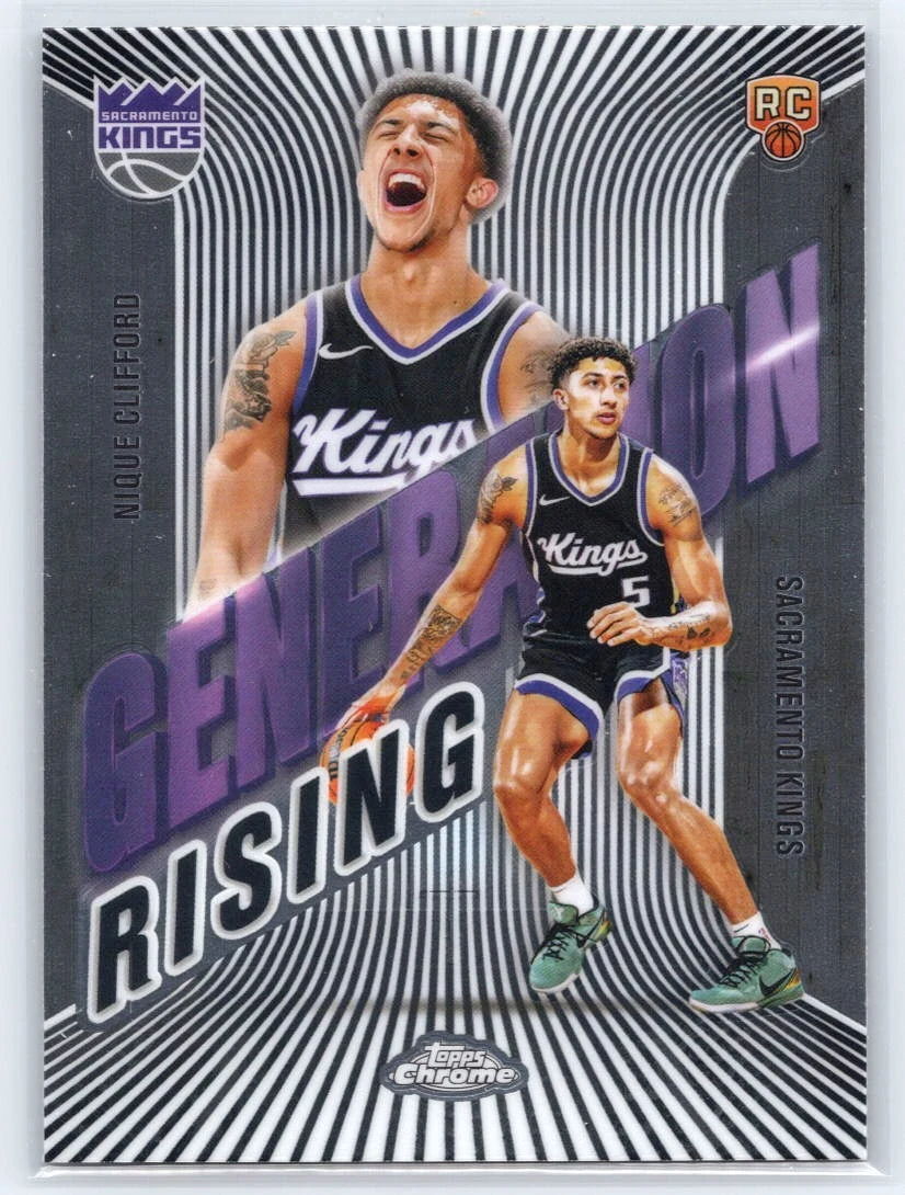 Nique Clifford 2025 Topps Chrome Basketball card