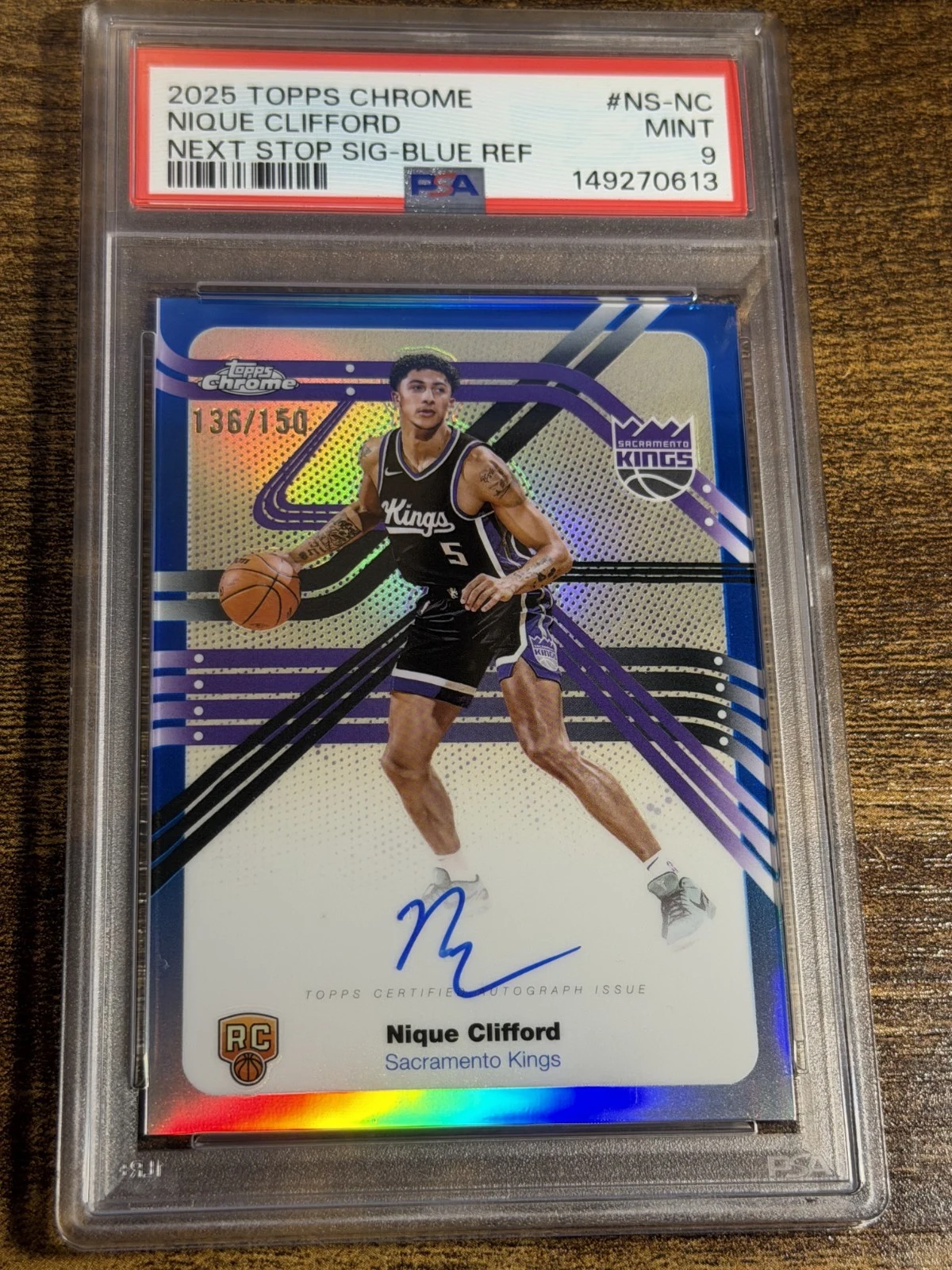 Nique Clifford 2025-26 Topps Chrome card