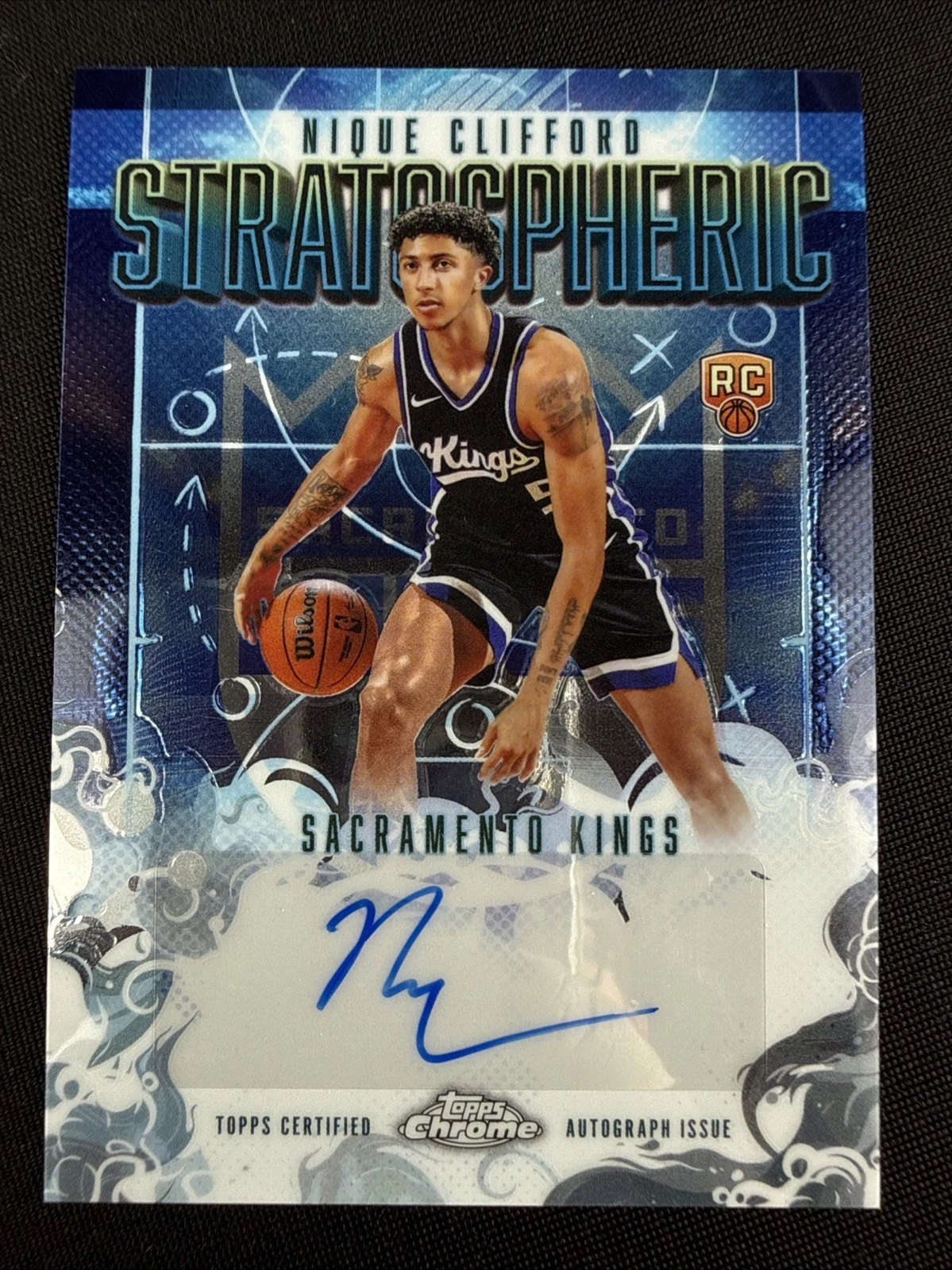 Nique Clifford 2025 Topps Chrome Basketball card