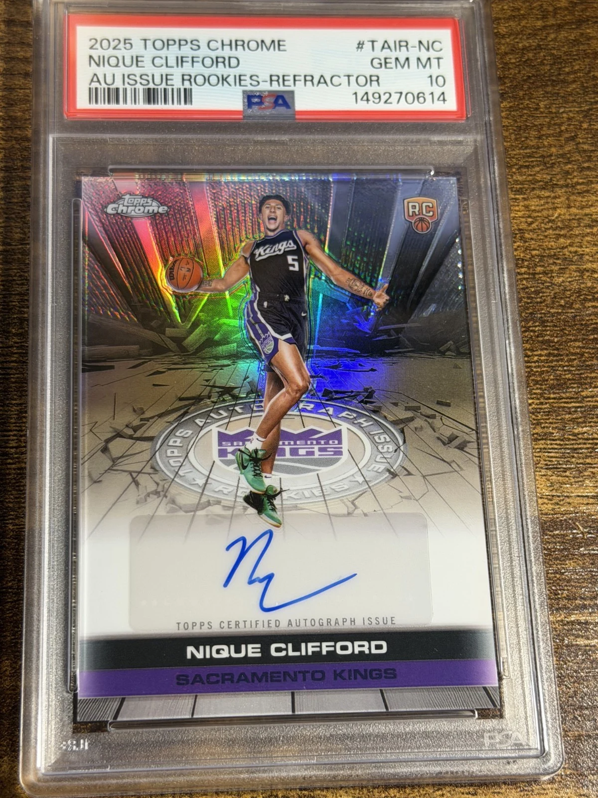 Nique Clifford 2025-26 Topps Chrome card
