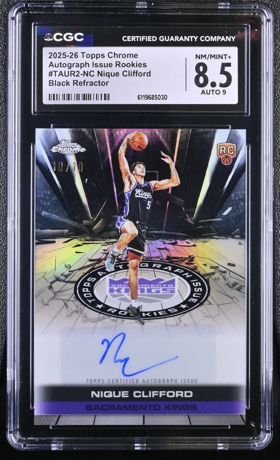 Nique Clifford 2025-26 Topps Chrome card