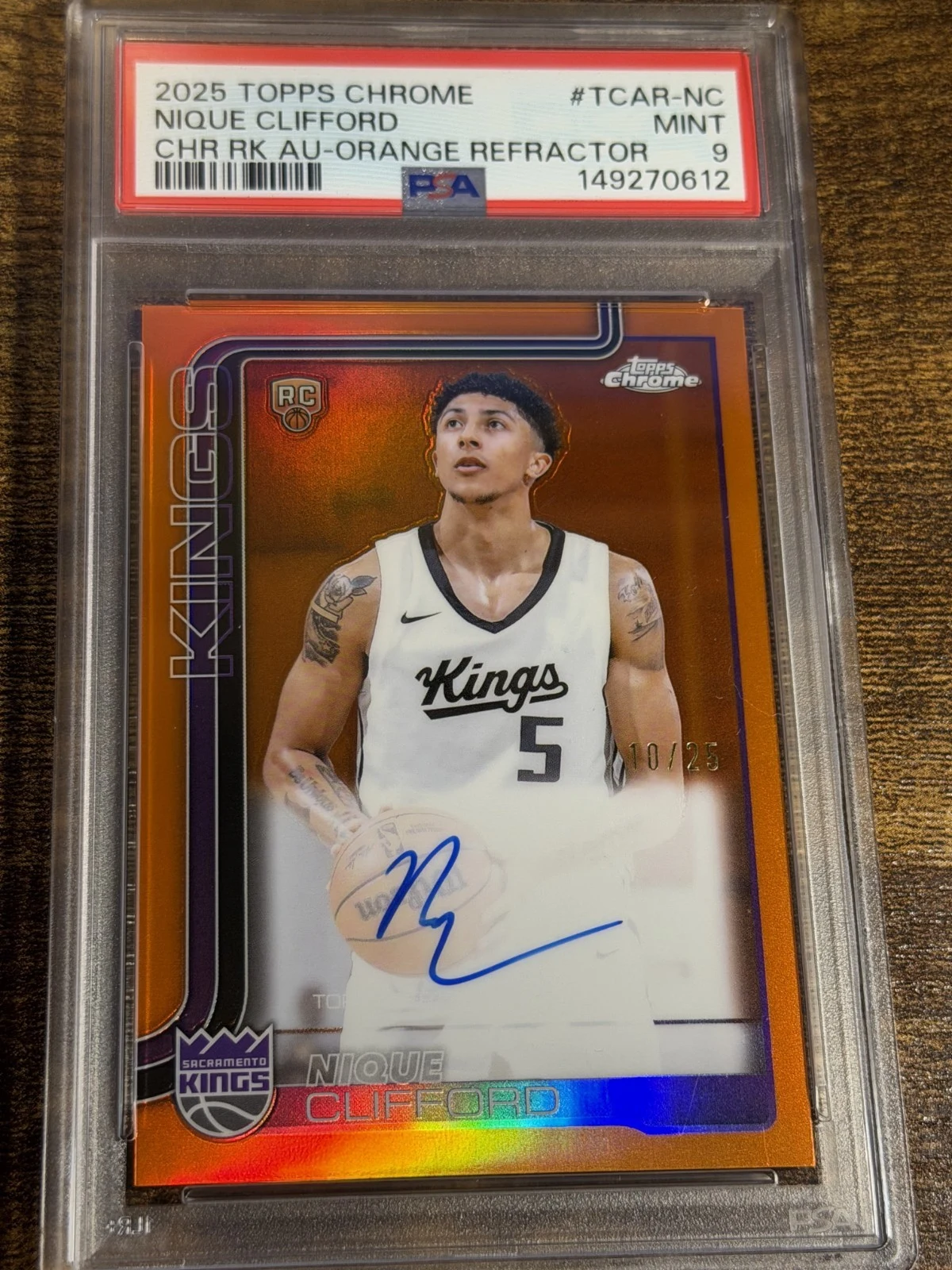 Nique Clifford 2025-26 Topps Chrome card
