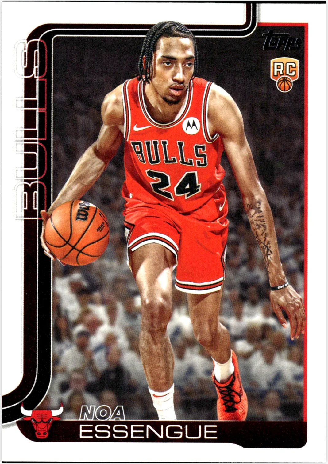 Noa Essengue 2025-26 Topps #212 basketball rookie card - Front