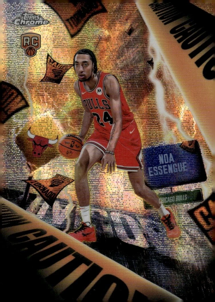 Noa Essengue 2025 Topps Chrome Basketball card