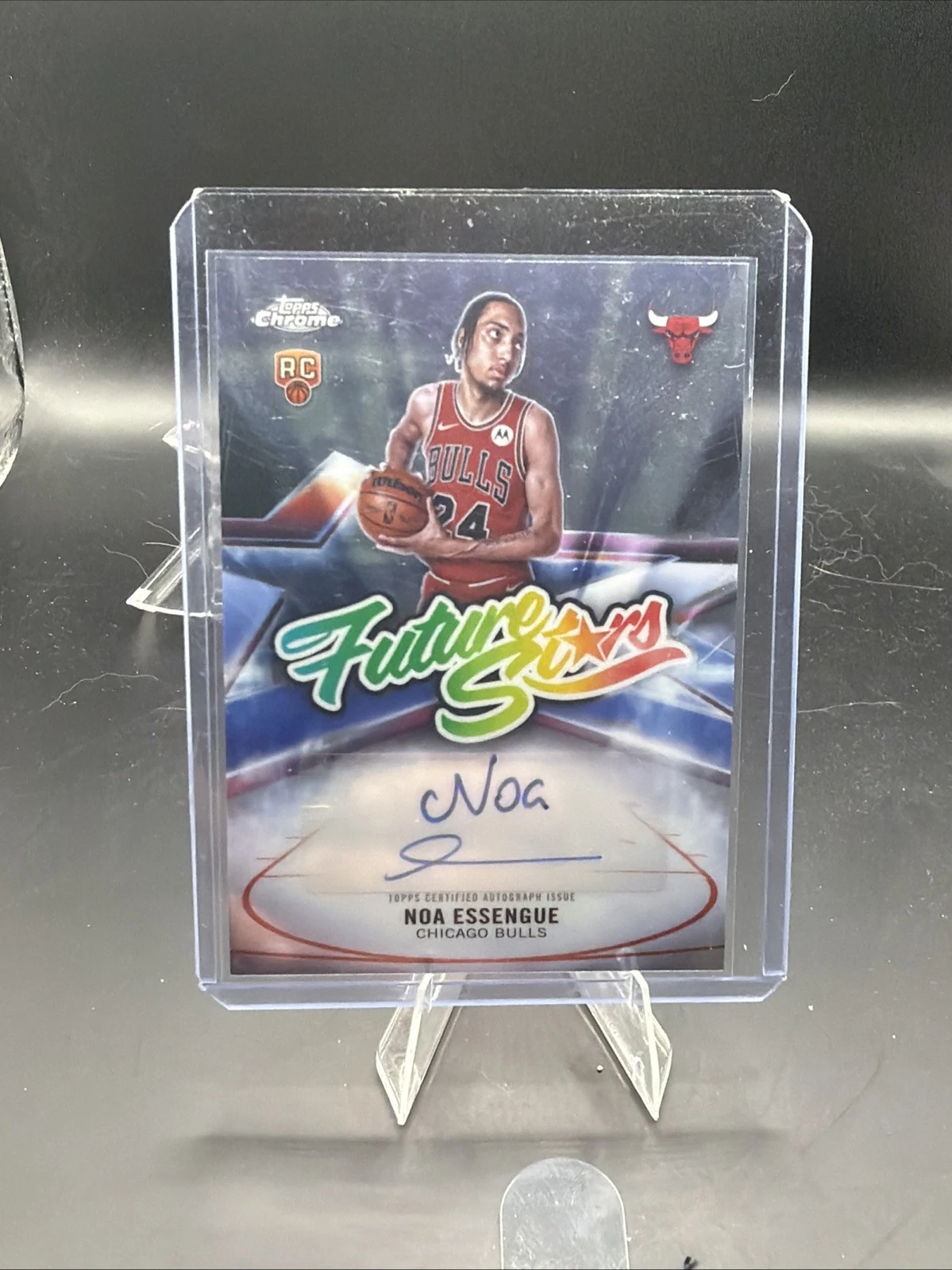 Noa Essengue 2025 Topps Chrome Basketball card