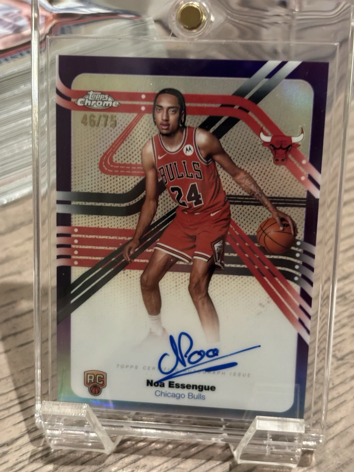 Noa Essengue 2025 Topps Chrome Basketball card