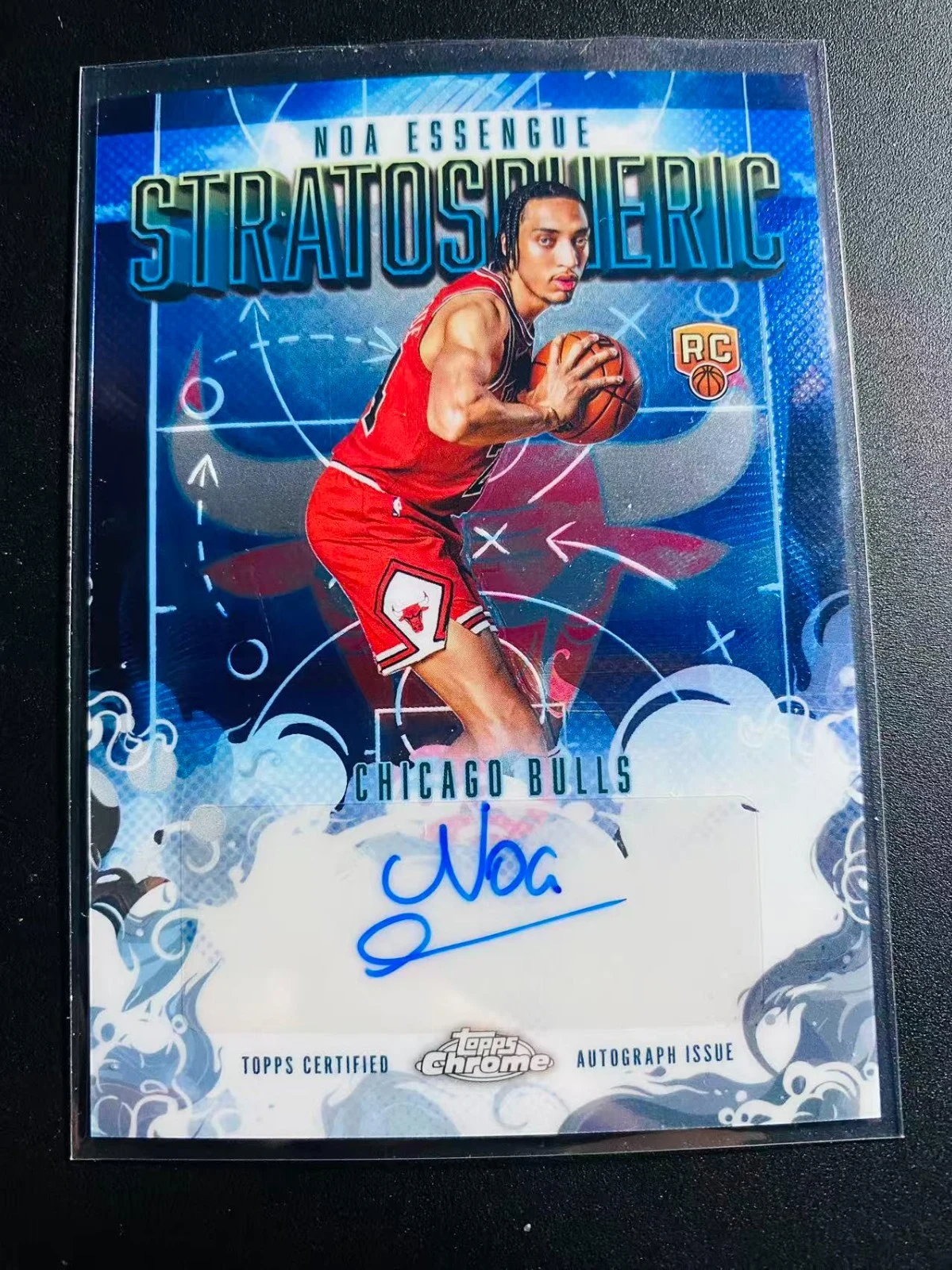 Noa Essengue 2025 Topps Chrome Basketball card