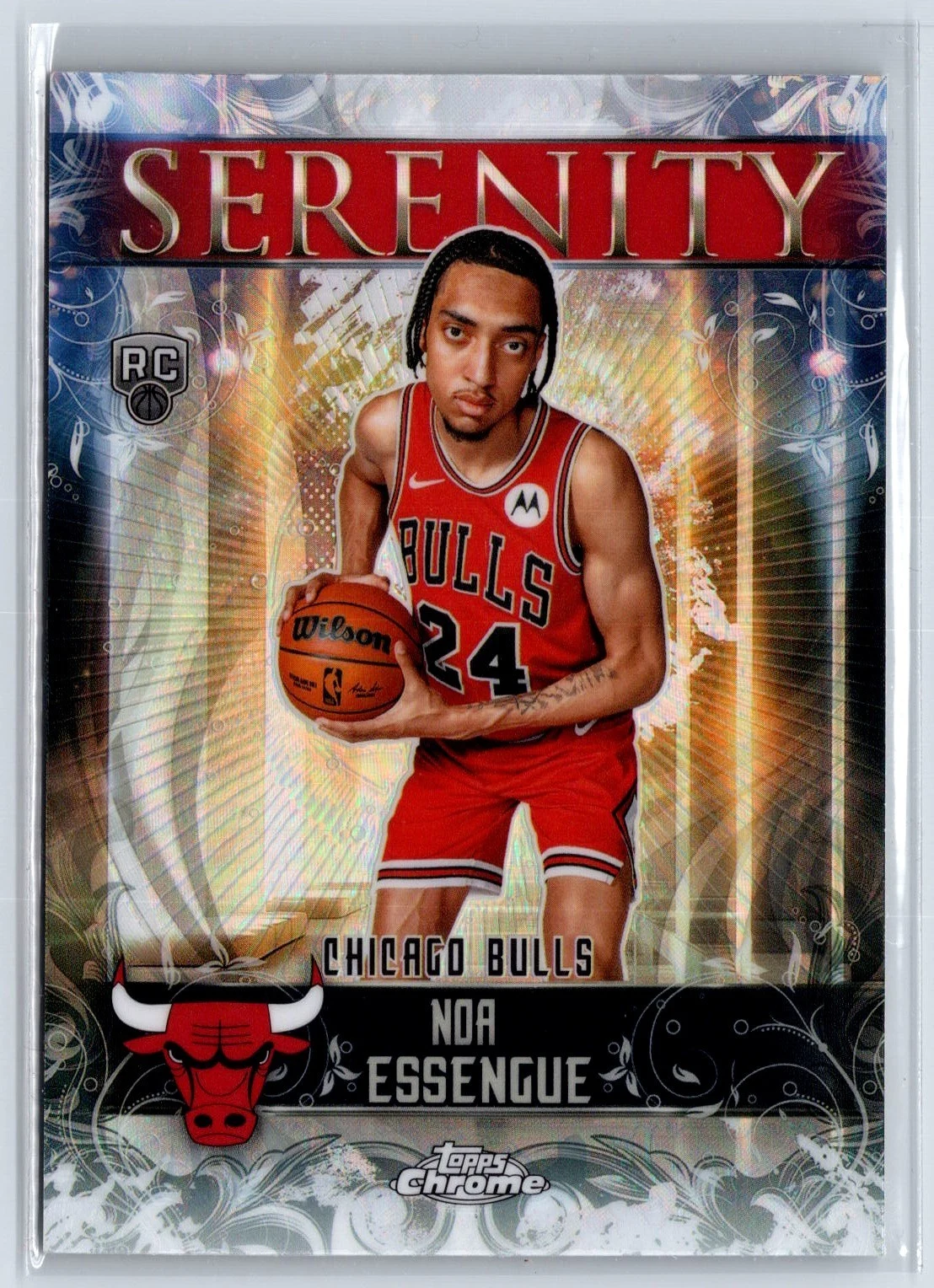 Noa Essengue 2025 Topps Chrome Basketball card