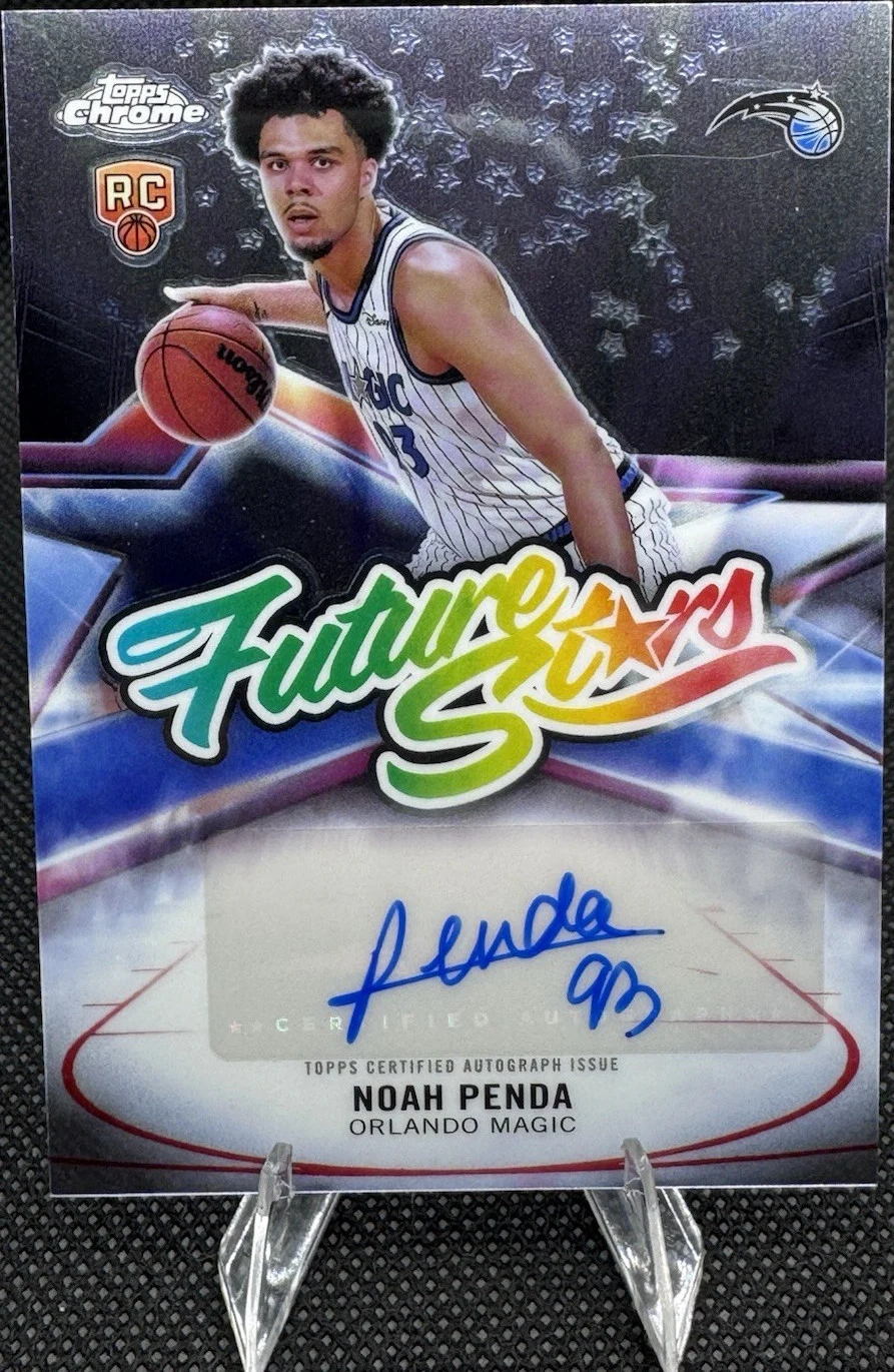 Noah Penda 2025-26 Topps Chrome card