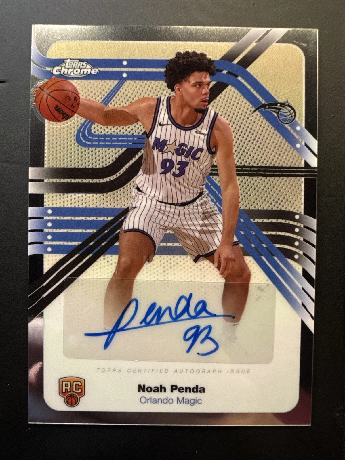 Noah Penda 2025 Topps Chrome Basketball card