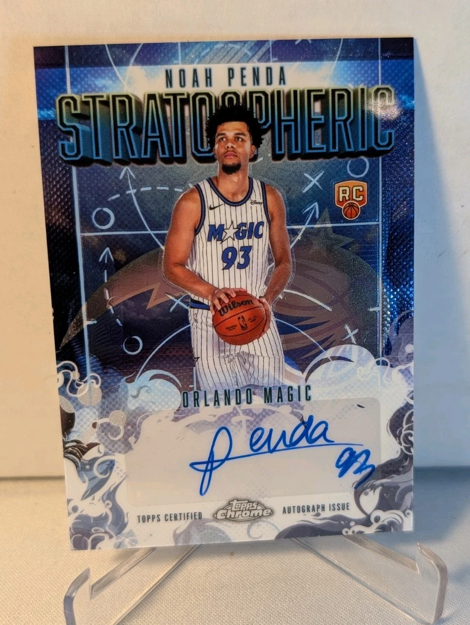 Noah Penda 2025 Topps Chrome Basketball card