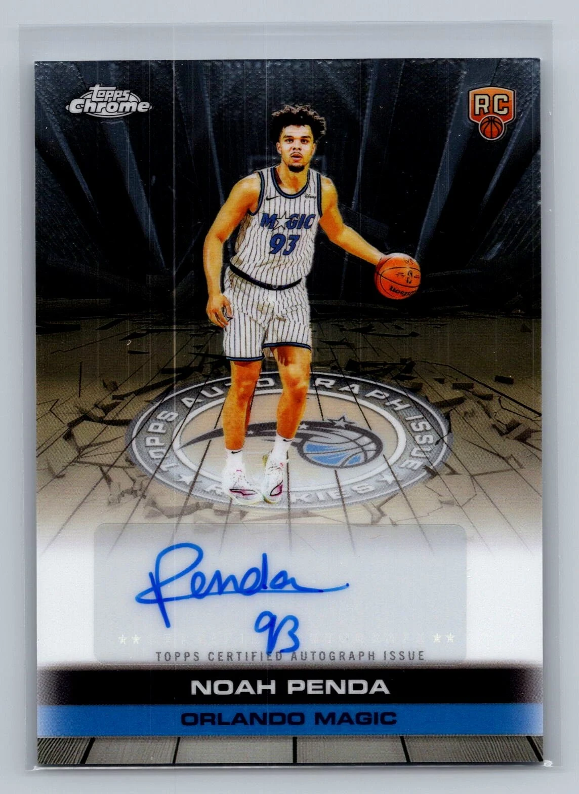 Noah Penda 2025-26 Topps Chrome card