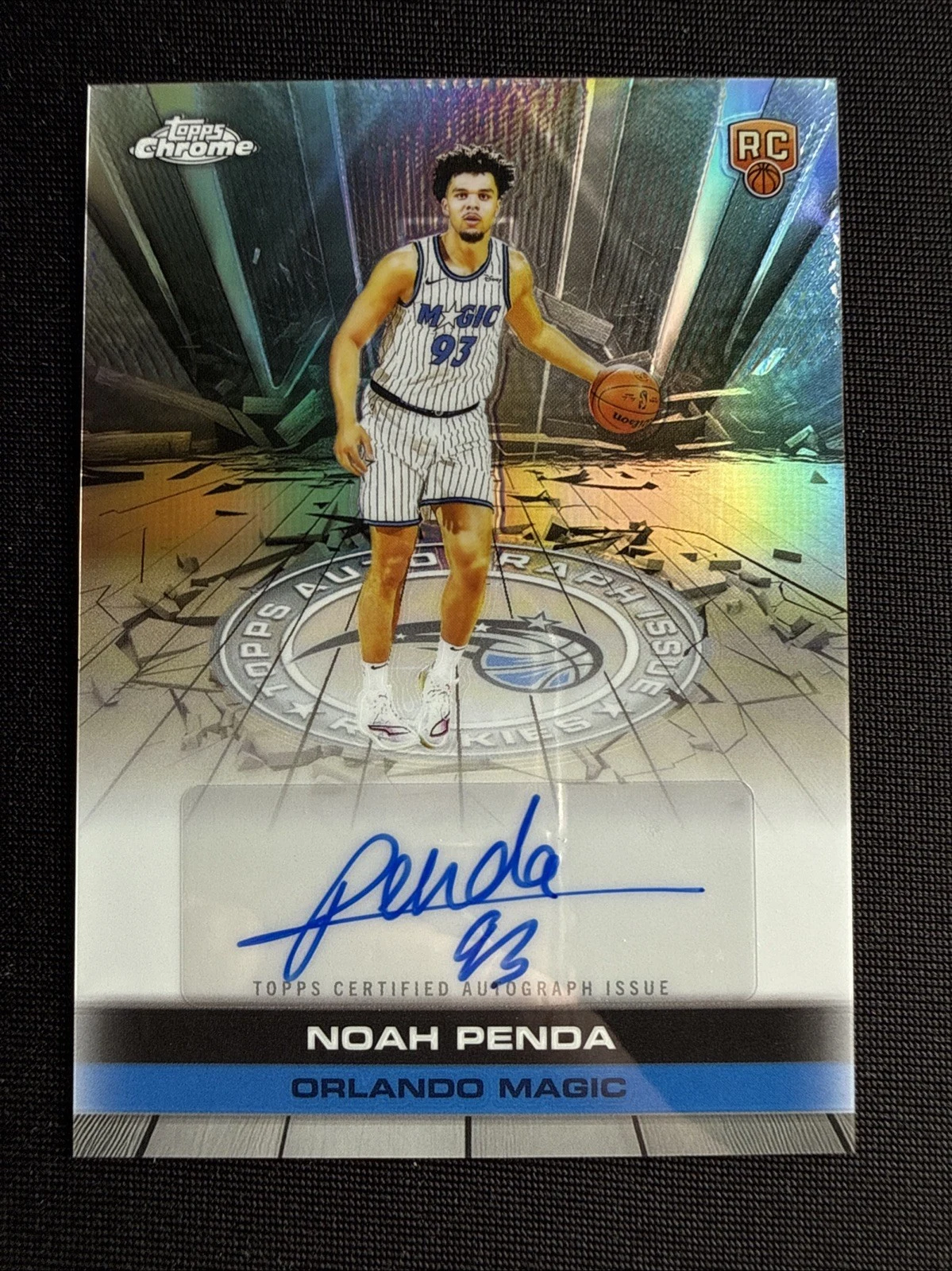 Noah Penda 2025 Topps Chrome Basketball card