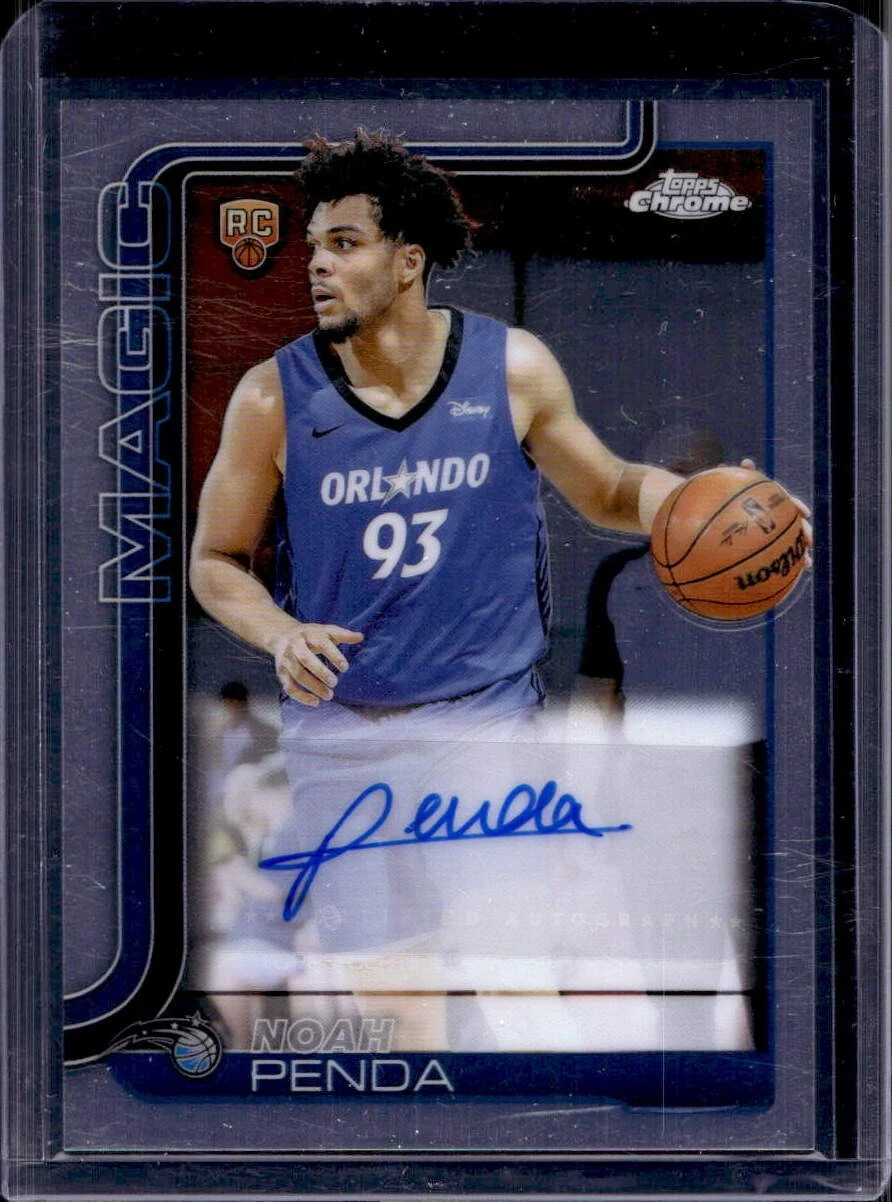 Noah Penda 2025-26 Topps Chrome card