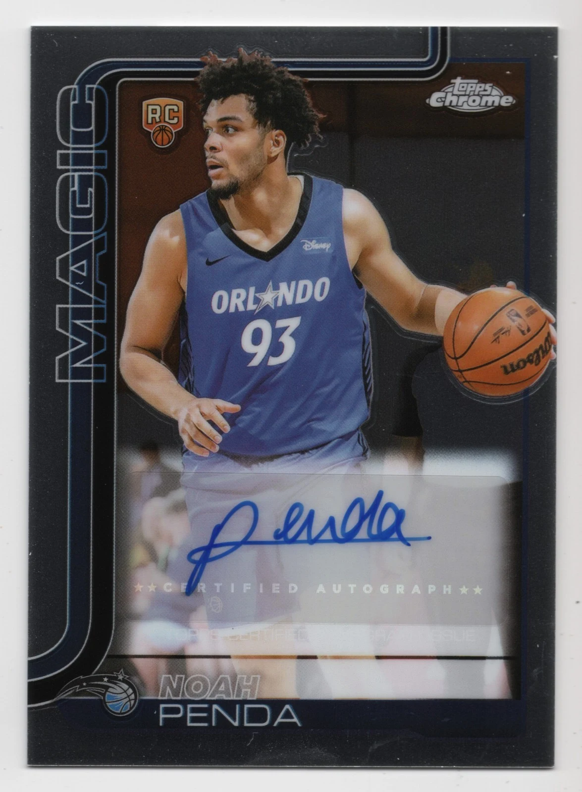Noah Penda 2025 Topps Chrome Basketball card